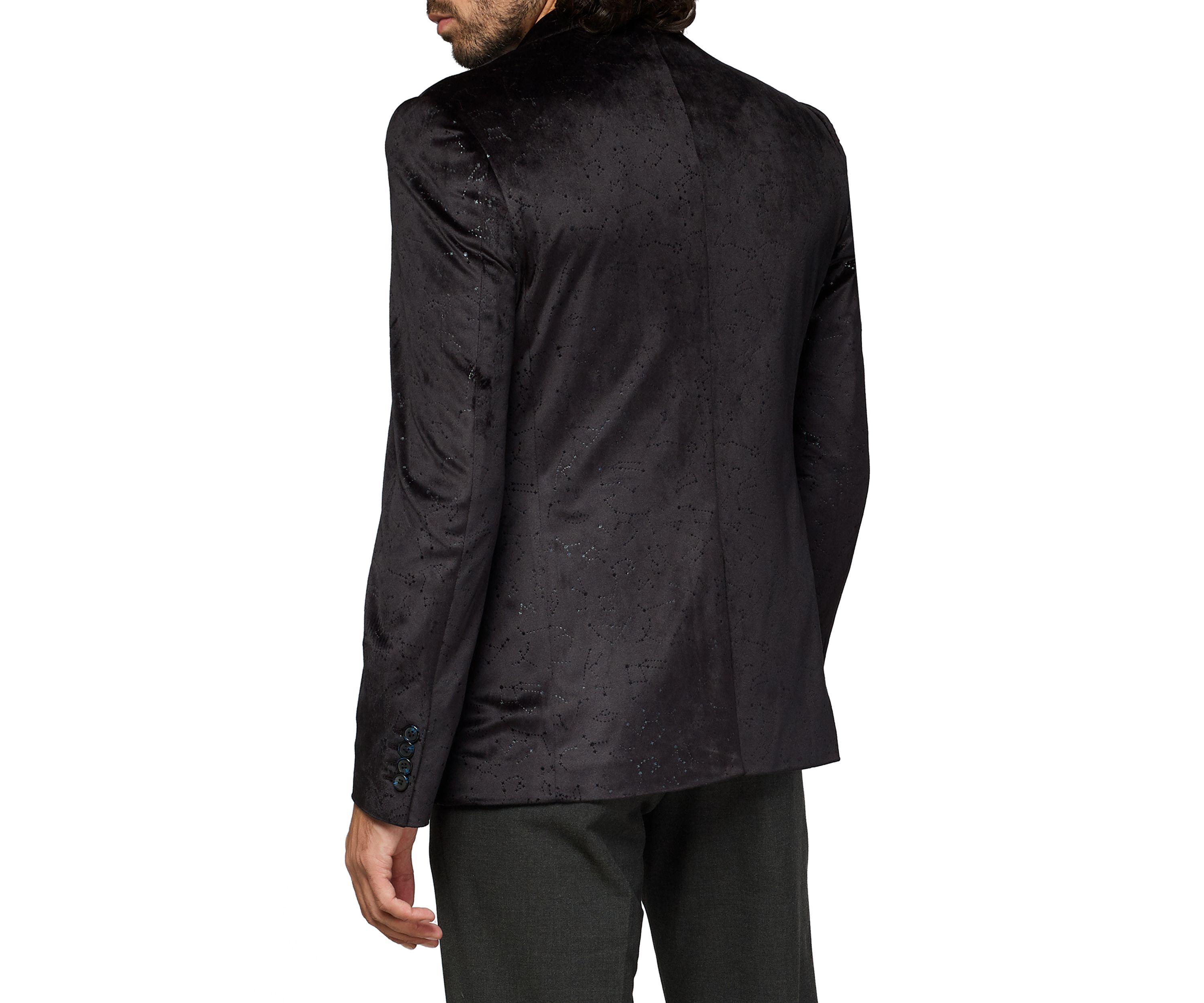 Outer Space Constellations Black Dinner Jacket Blazer