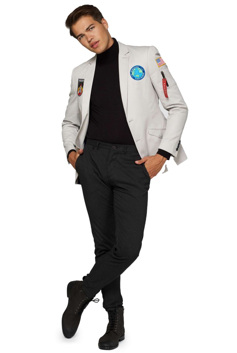 Mens Deluxe Blazer  Outer Space Astronaut  Blazer