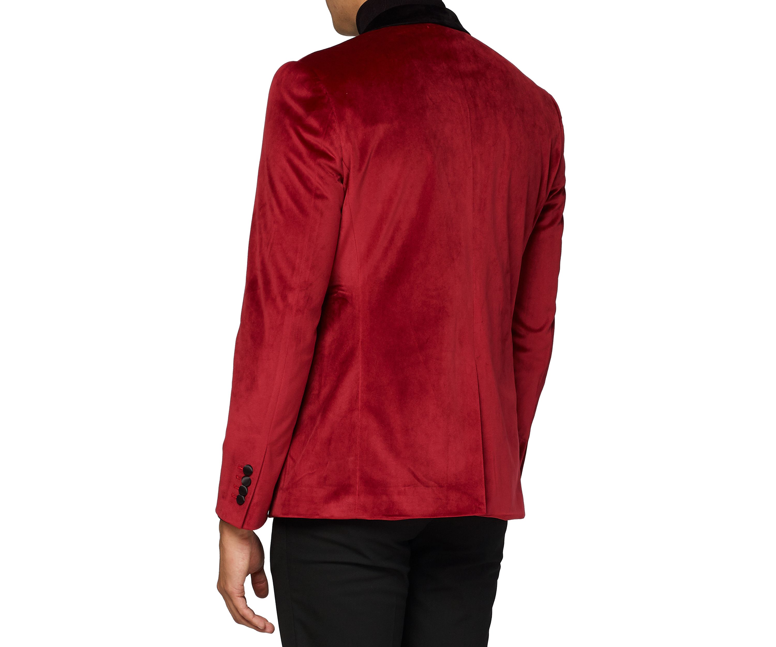 Dinner Jacket Burgundy Blazer