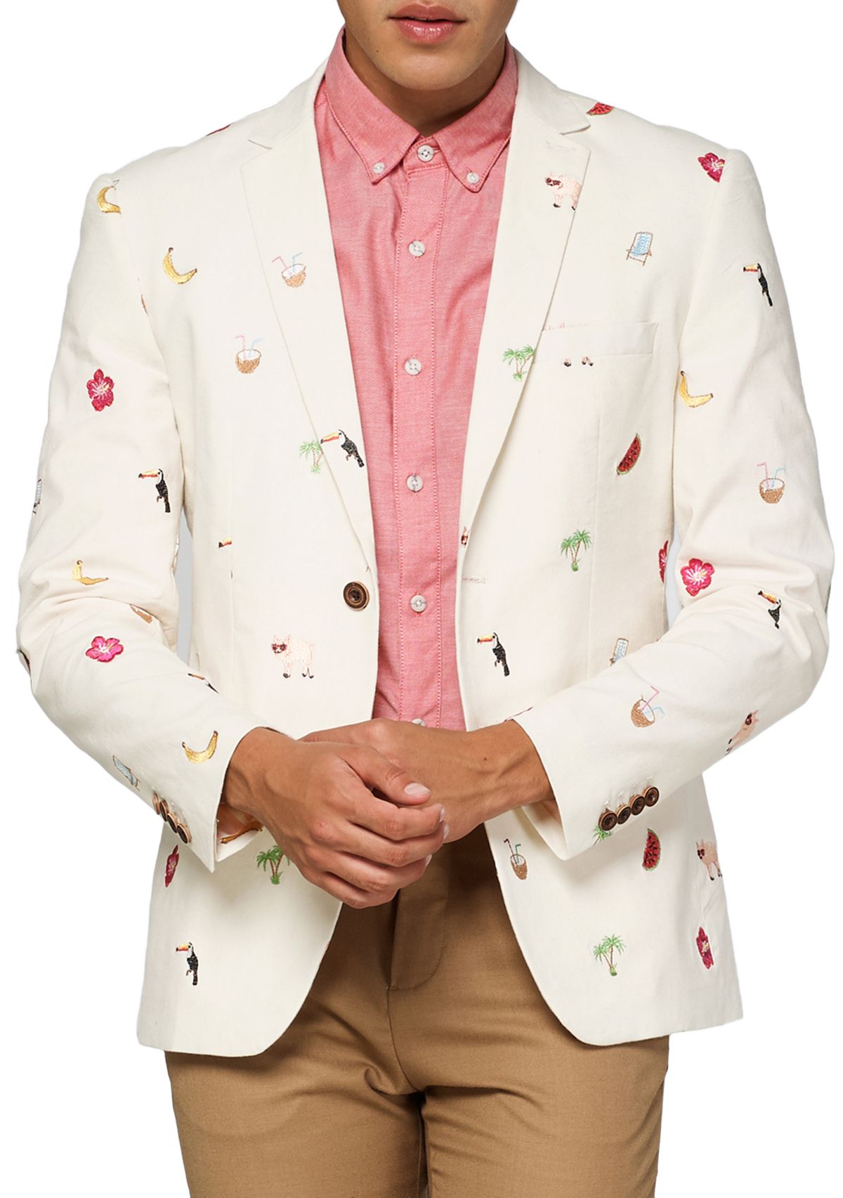 WORLD 4440 The Designer Suit Blazer Tropical