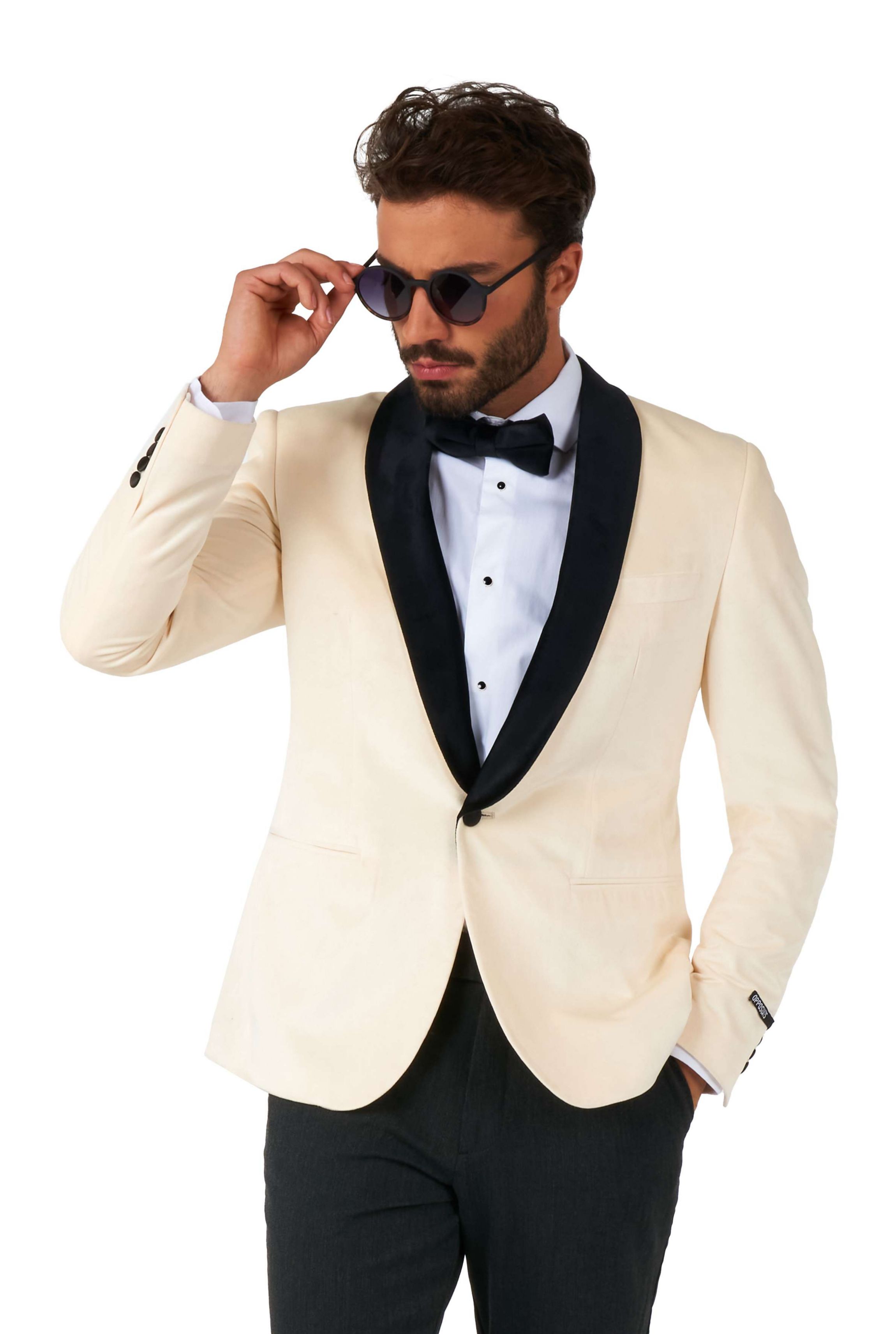 Dinner Jacket  Ivory Champagne  Blazer