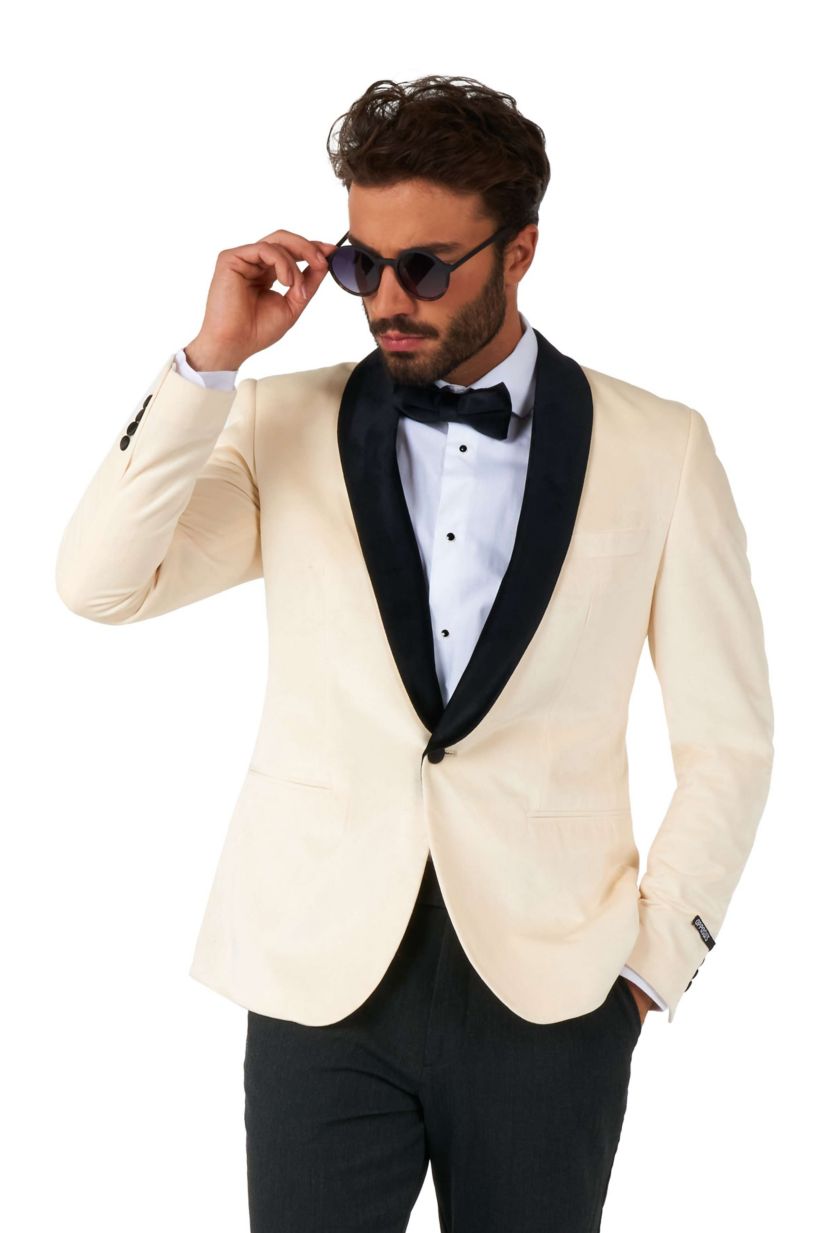 Dinner Jacket  Ivory Champagne  Blazer