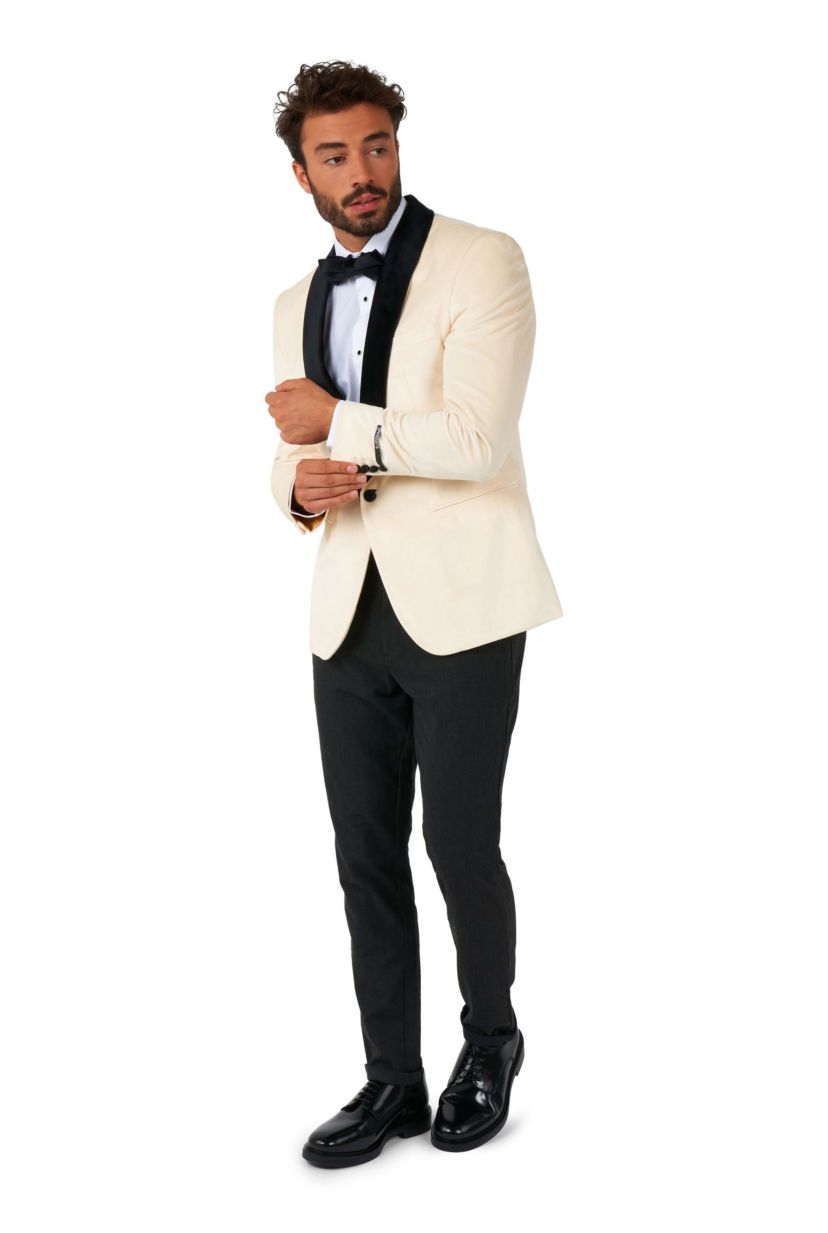 Dinner Jacket  Ivory Champagne  Blazer