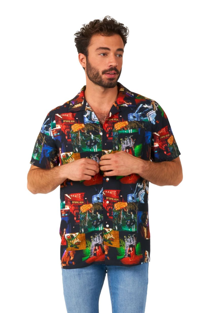 Beetlejuice™ Hawaiian Short Sleeve Shirt