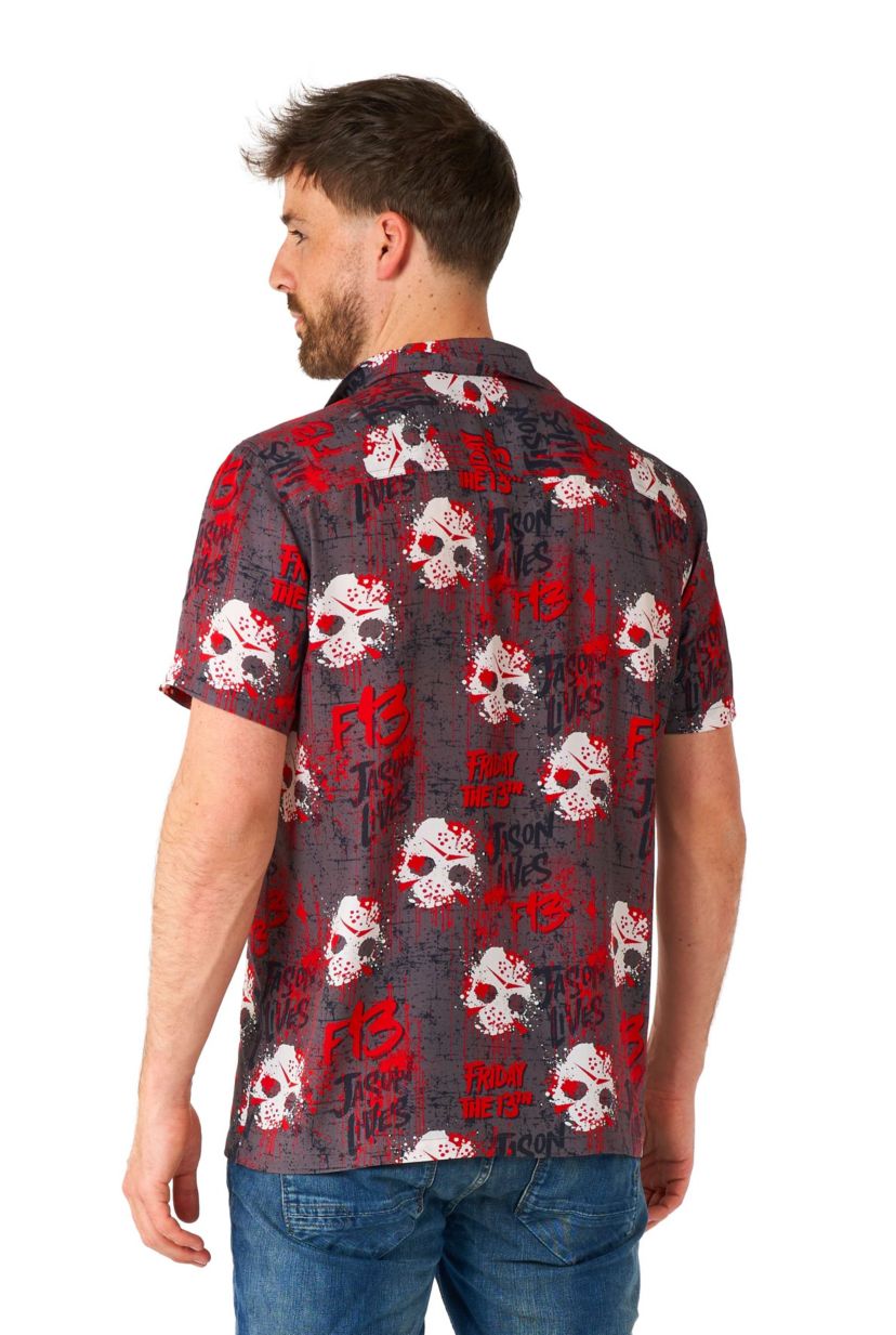 Friday the 13th Hawaiian Short Sleeve Shirt