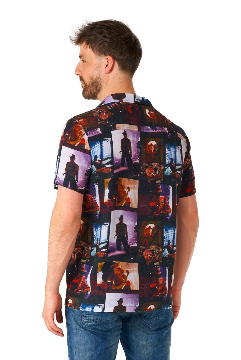 A Nightmare On Elmstreet Hawaiian Short Sleeve Shirt