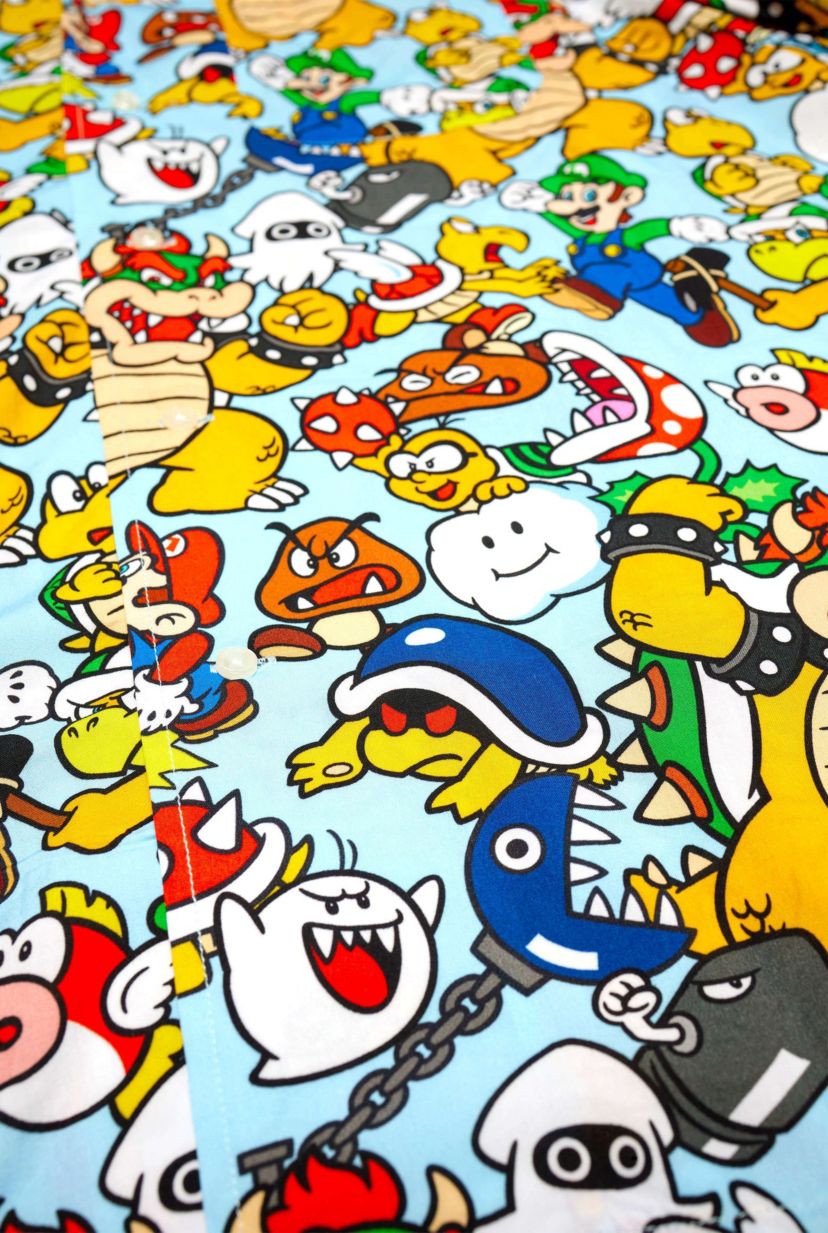 Bowsers Kingdom Hawaiians  Hawaiian Short Sleeve Shirt