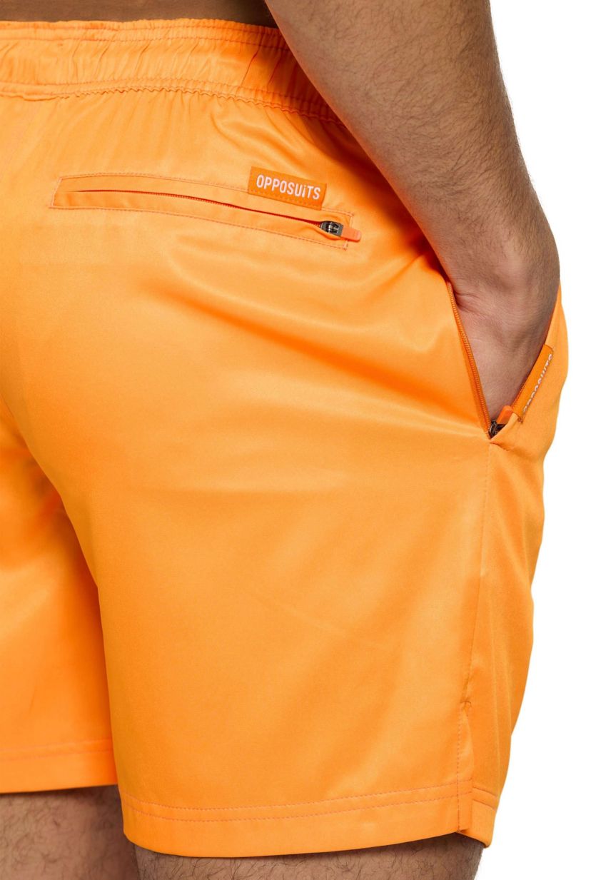 Neon Vivid Orange Swimshort
