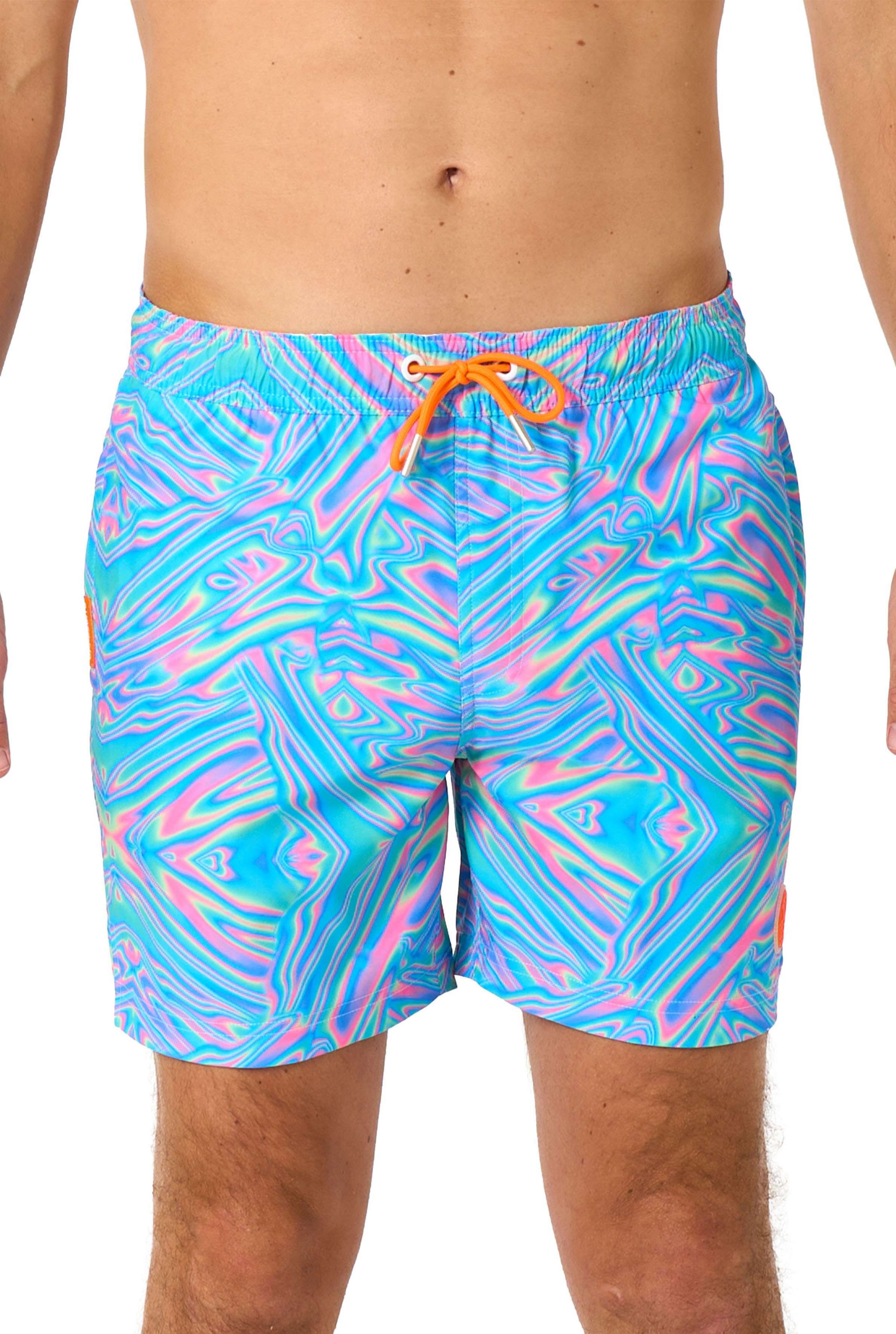 OppoSuits Mens Swim Short - Mr. Tie Dye