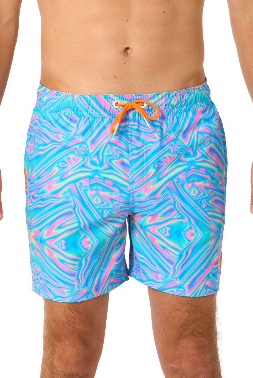 OppoSuits Mens Swim Short - Mr. Tie Dye