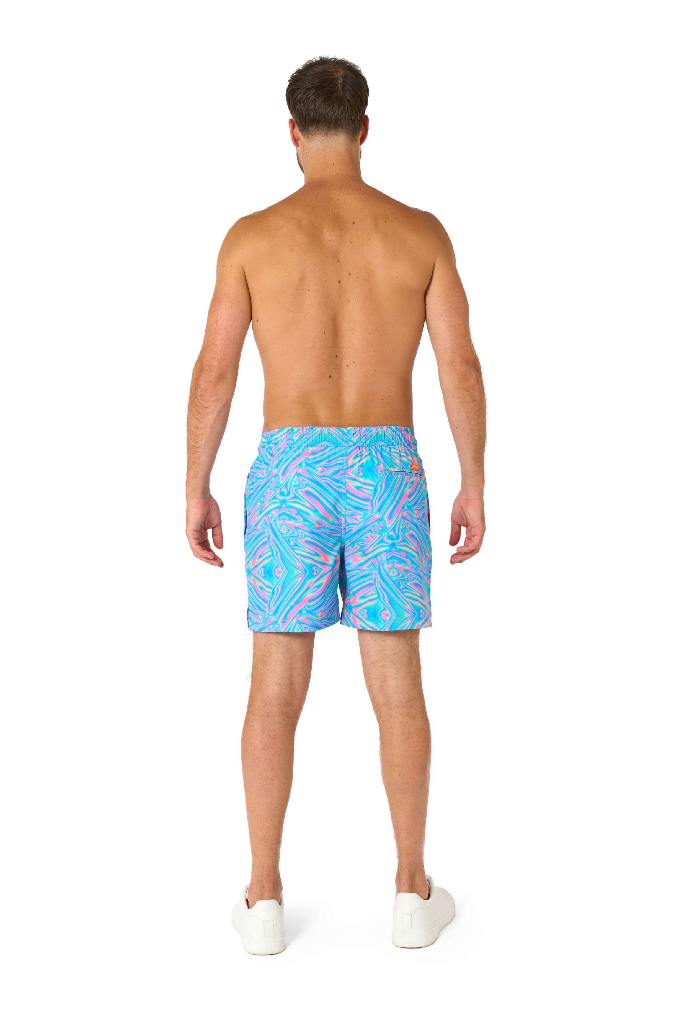 OppoSuits Mens Swim Short - Mr. Tie Dye