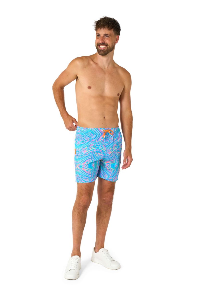 OppoSuits Mens Swim Short - Mr. Tie Dye