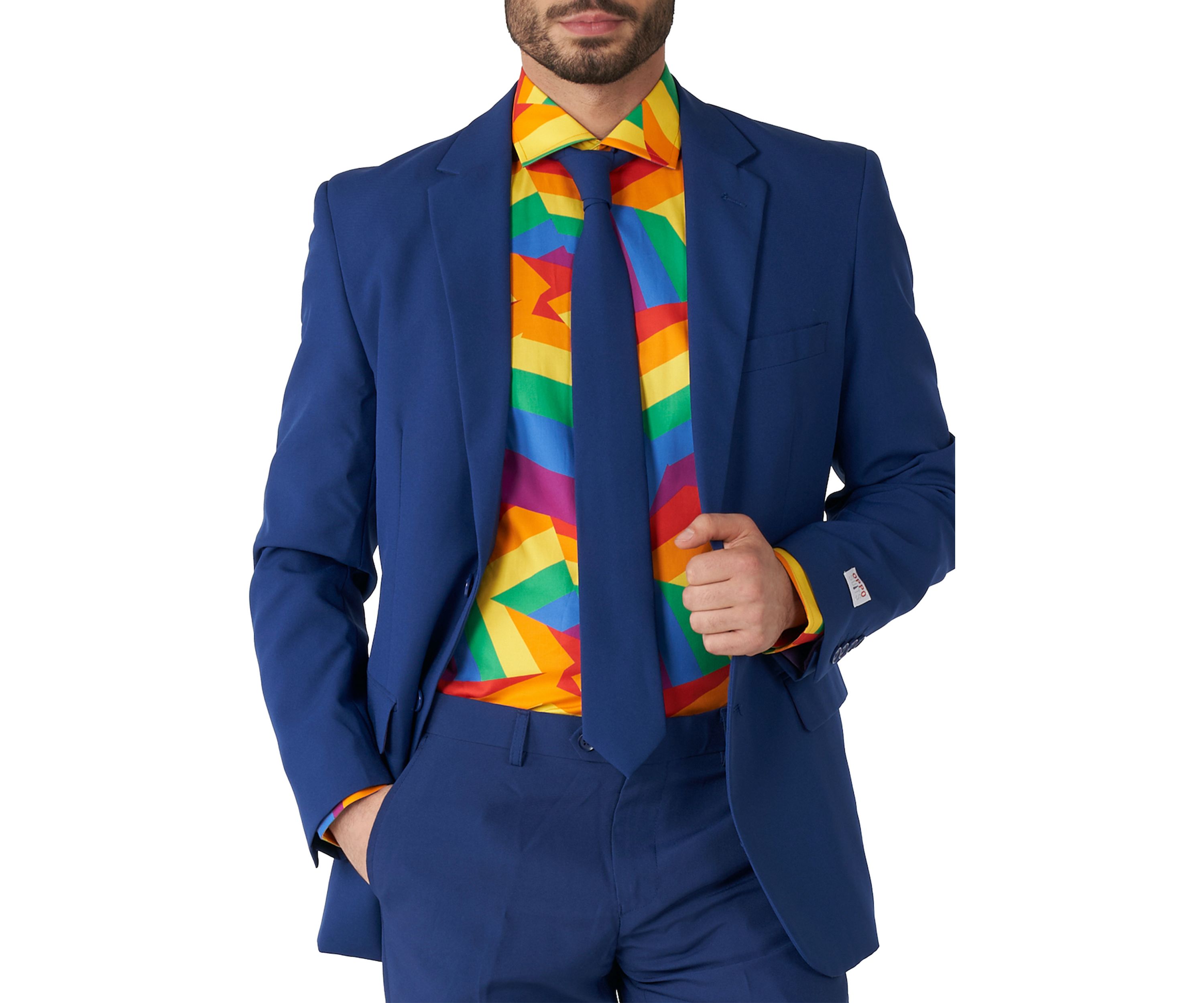 Zig Zag Rainbow Long Sleeve Shirt