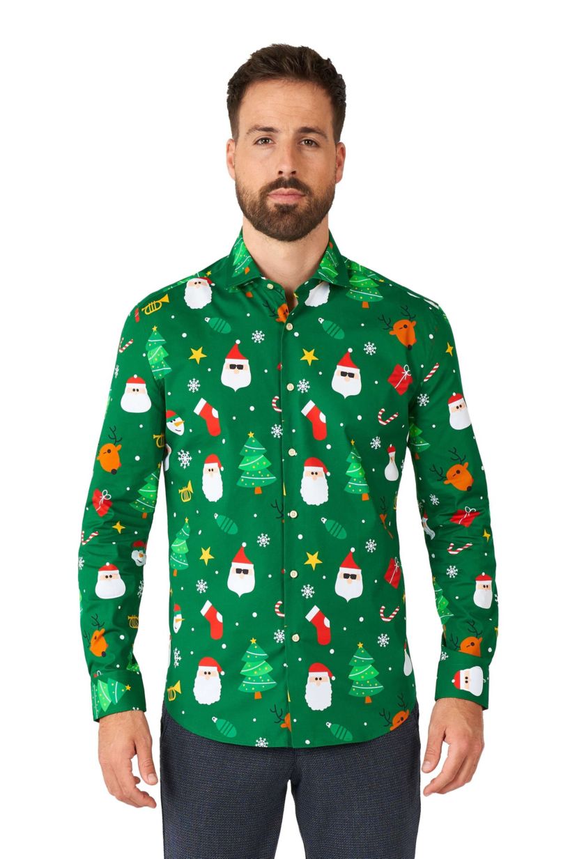 Festivity Green Long Sleeve Shirt