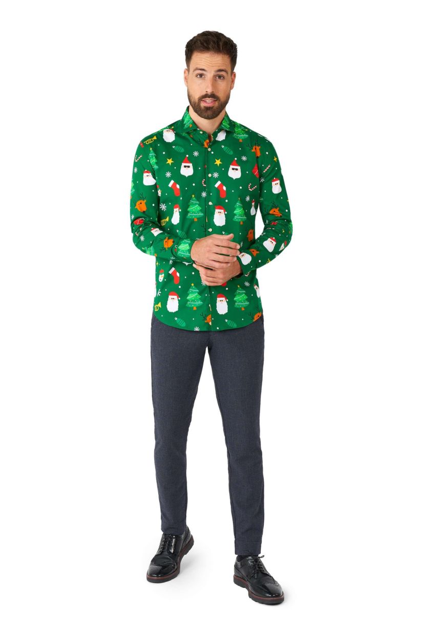 Festivity Green Long Sleeve Shirt
