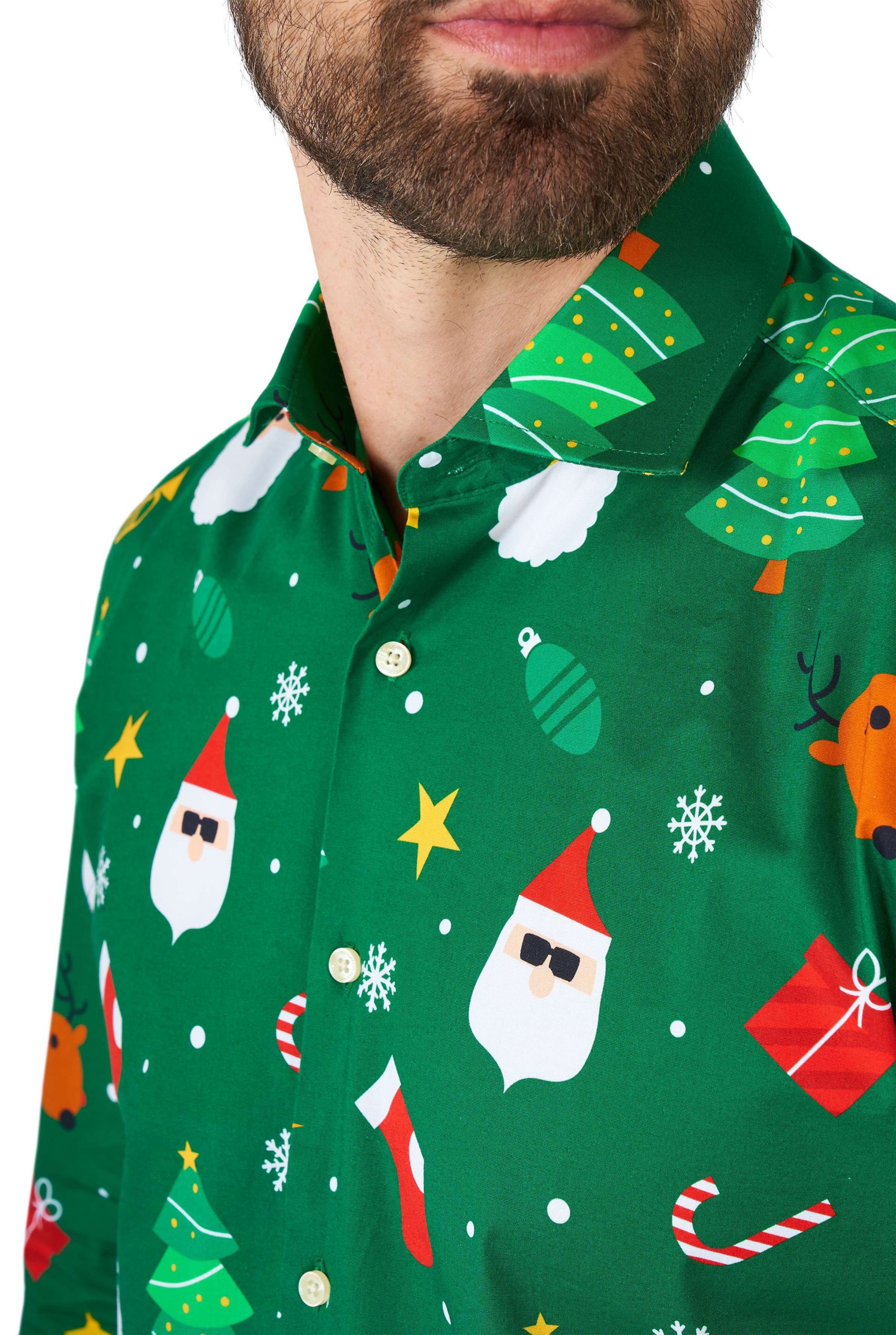 Festivity Green Long Sleeve Shirt