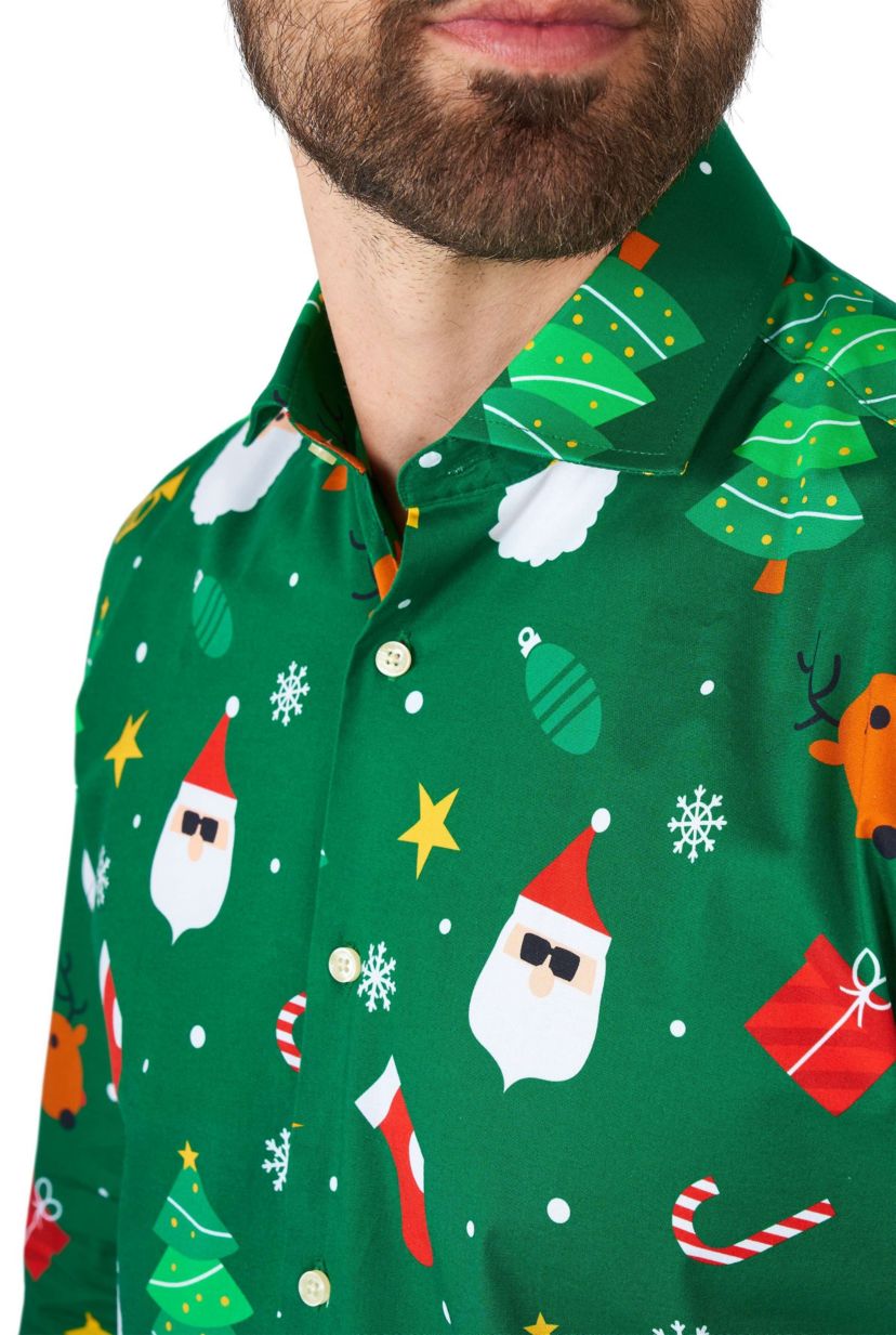 Festivity Green Long Sleeve Shirt