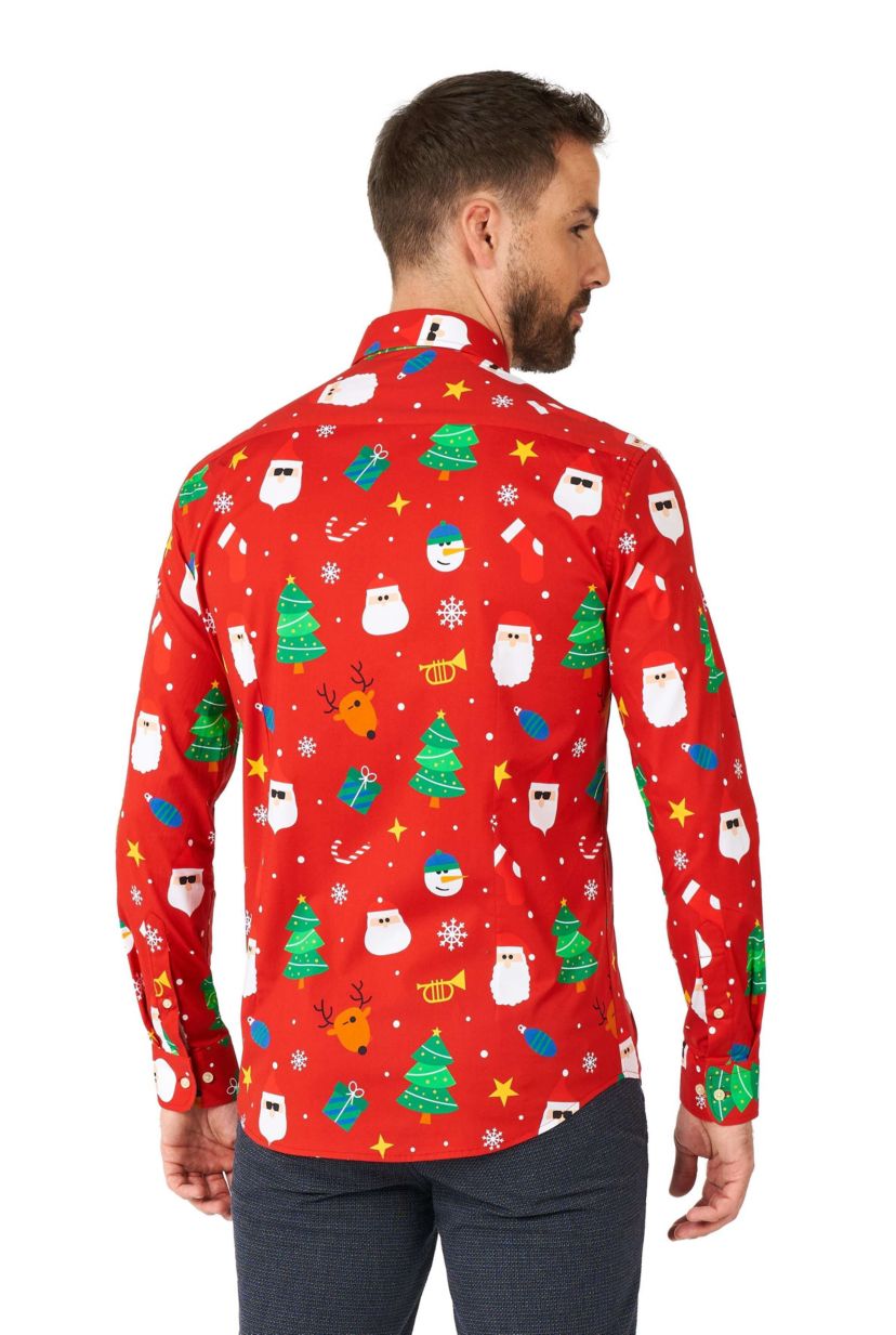 Festivity Red Long Sleeve Shirt