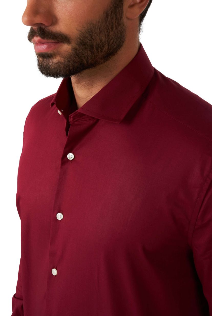 Blazing Burgundy Long Sleeve Shirt
