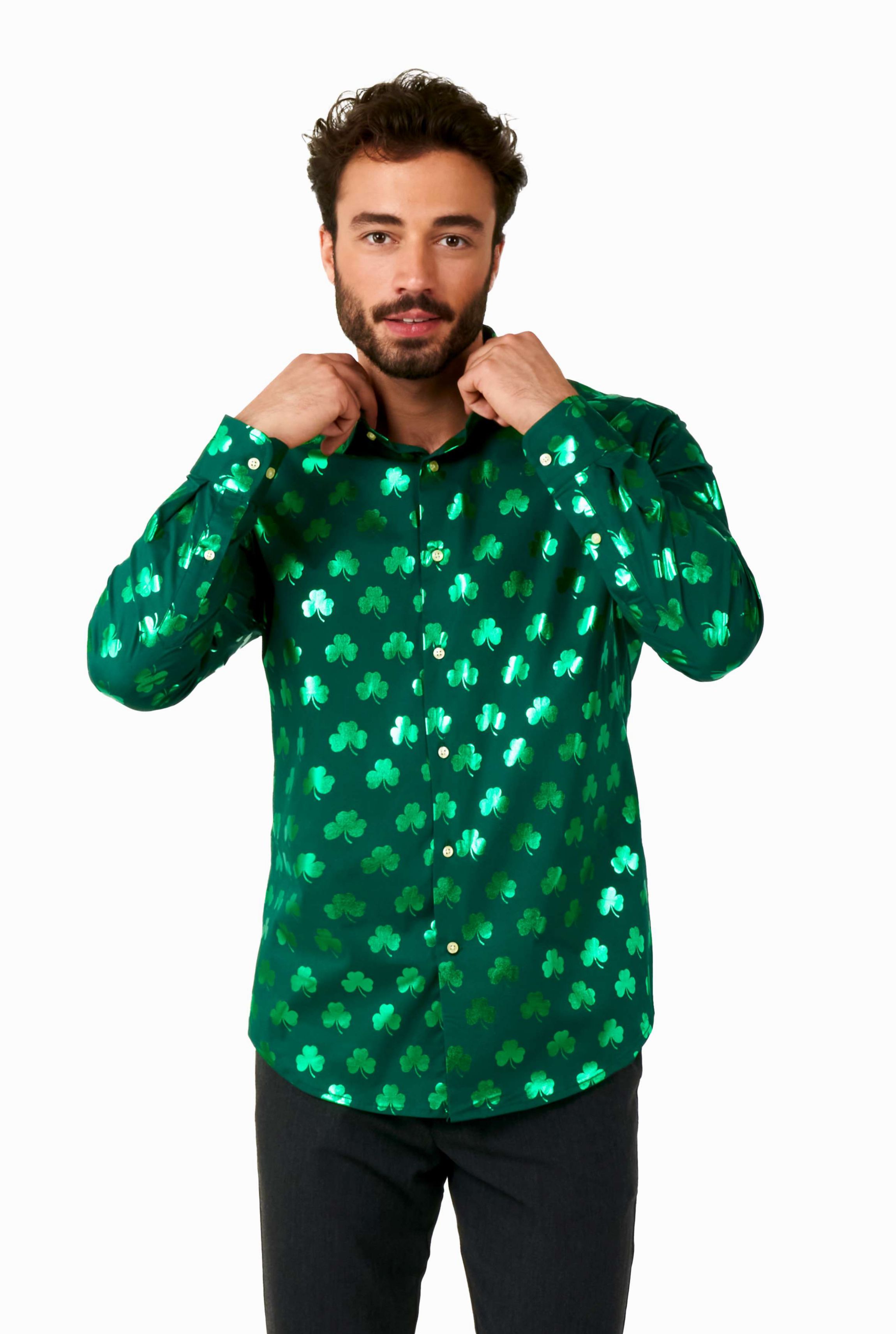 Shiny Shamrock Long Sleeve Shirt