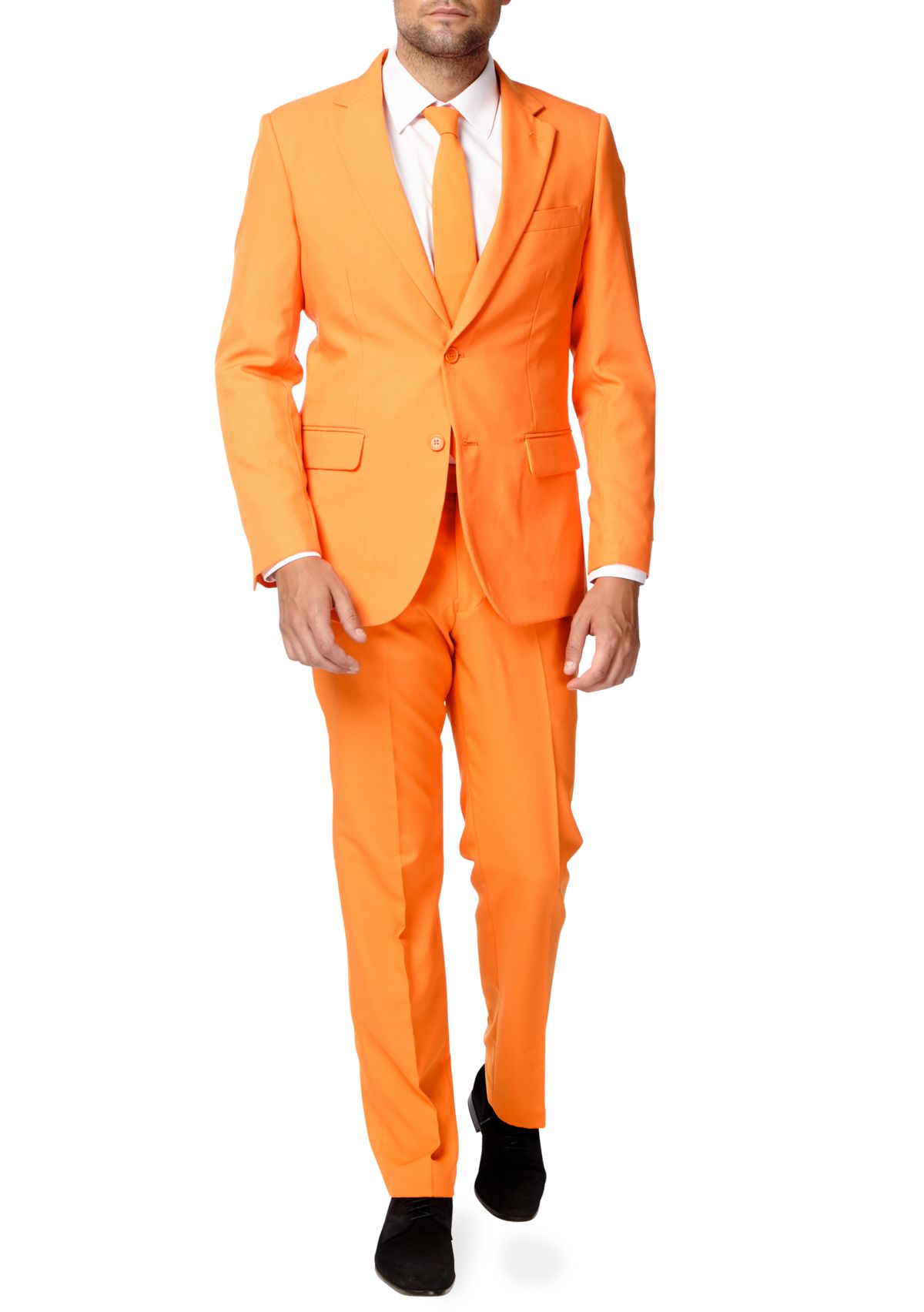 The Orange  2 Piece Suit + Tie