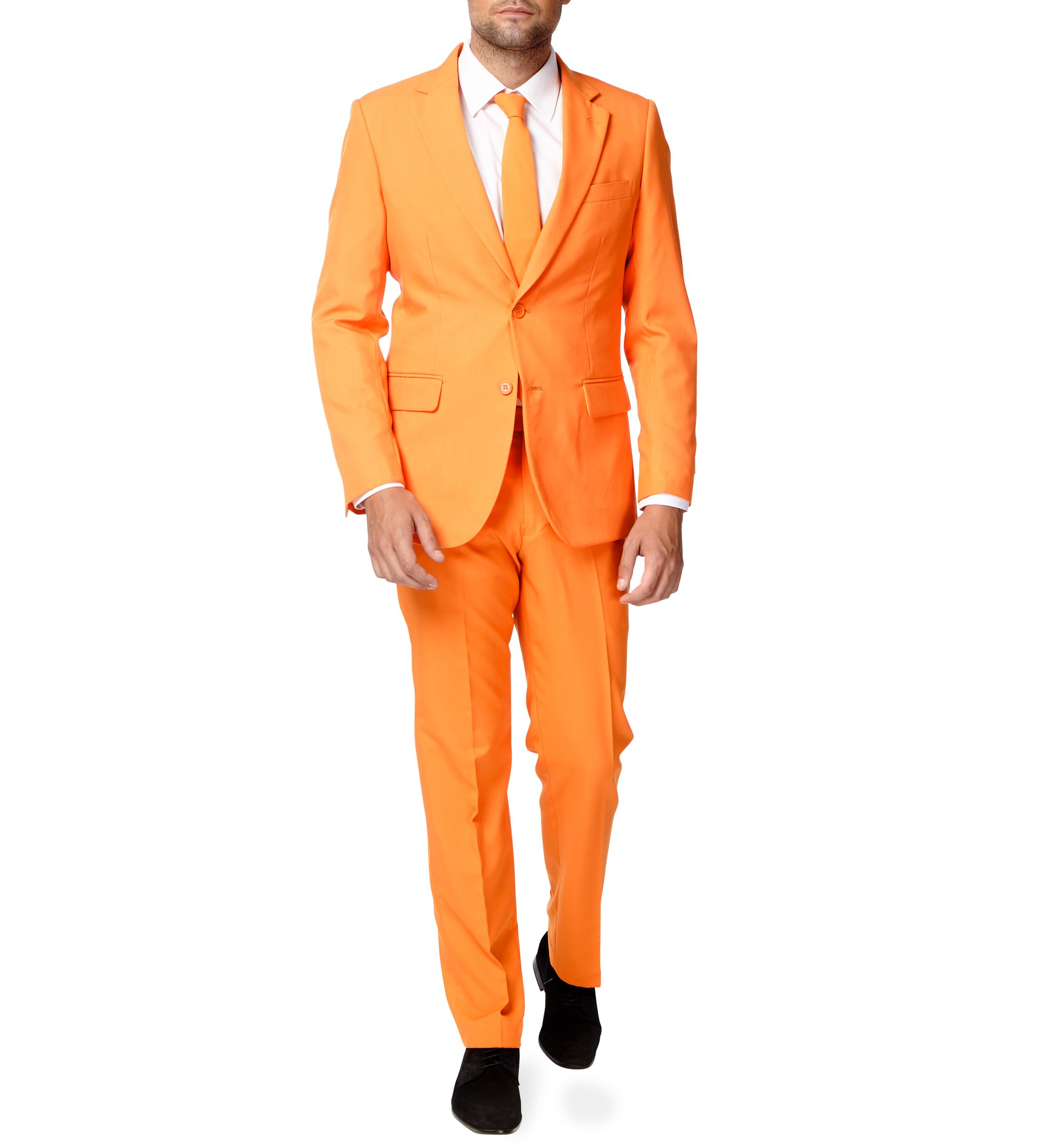 The Orange  2 Piece Suit + Tie