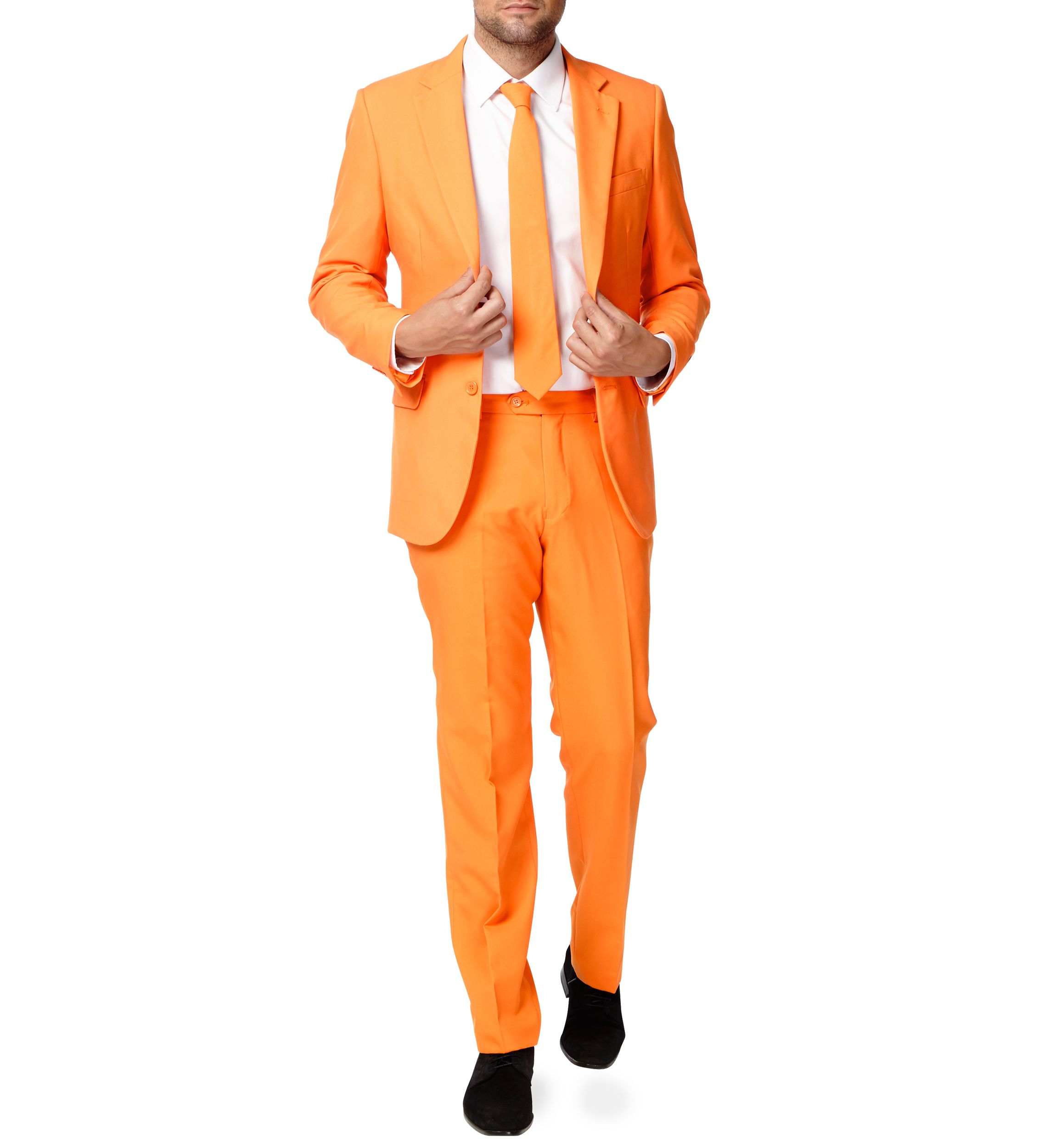 The Orange  2 Piece Suit + Tie