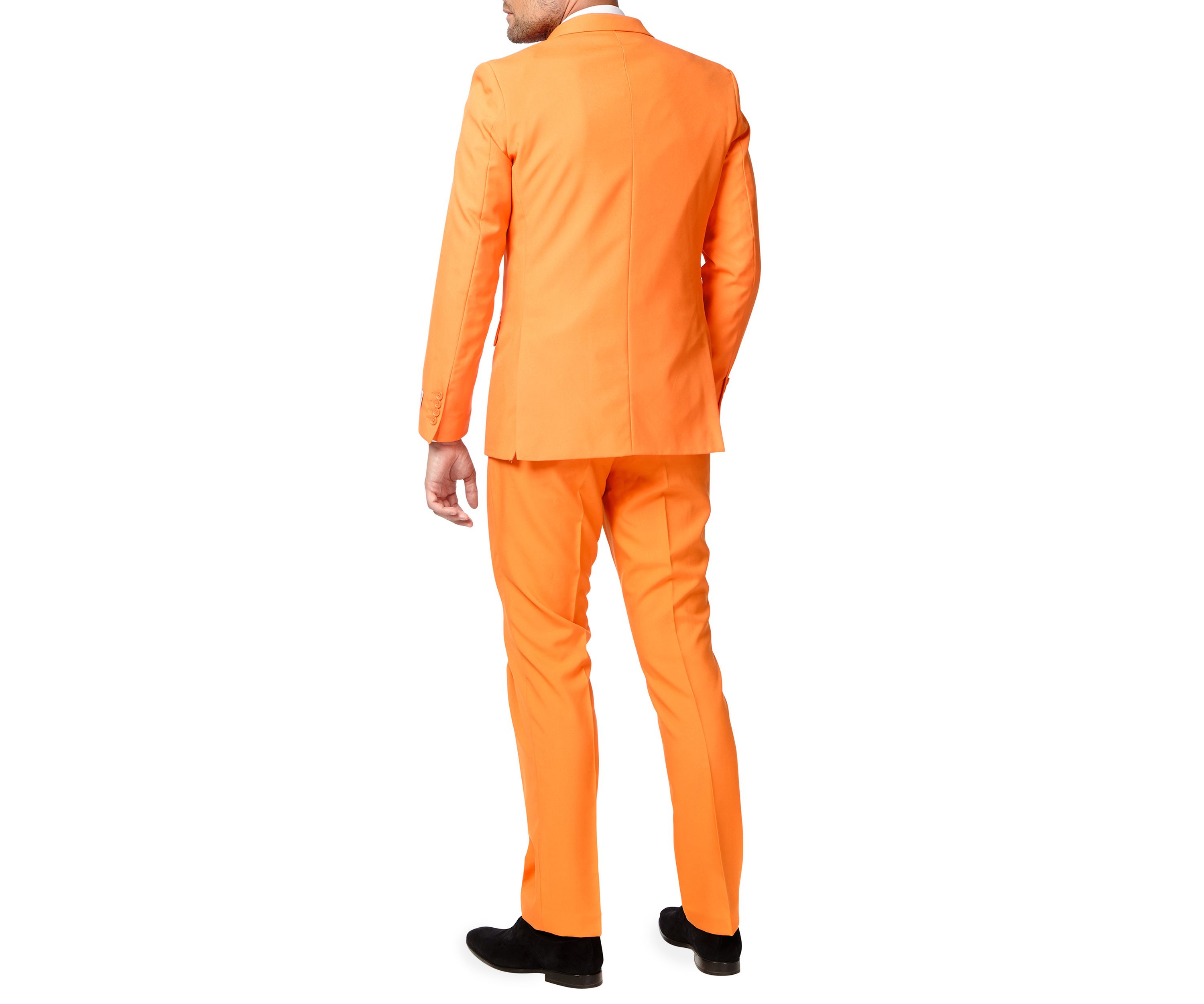 The Orange  2 Piece Suit + Tie