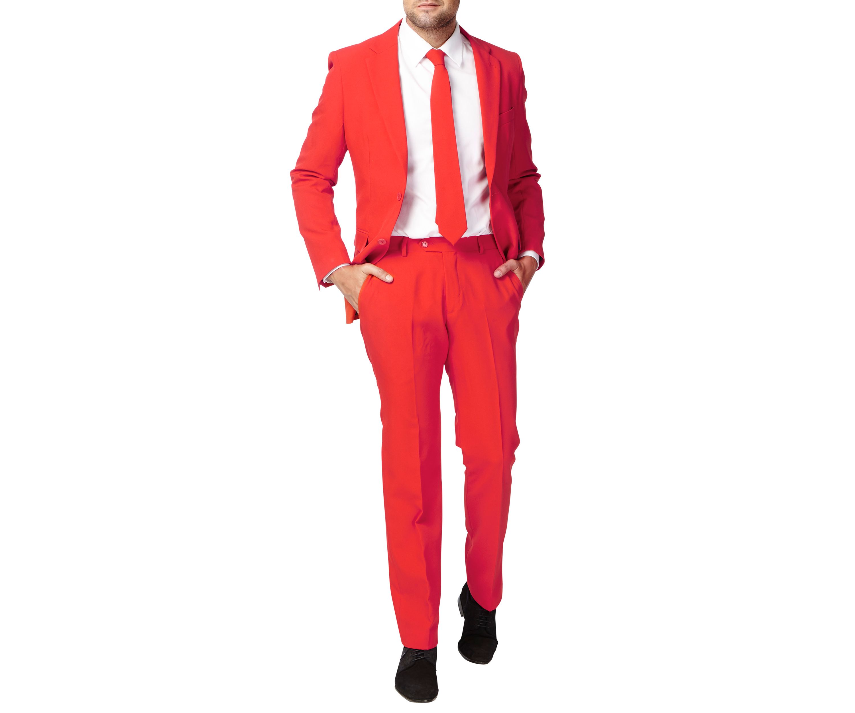 Red Devil  2 Piece Suit + Tie