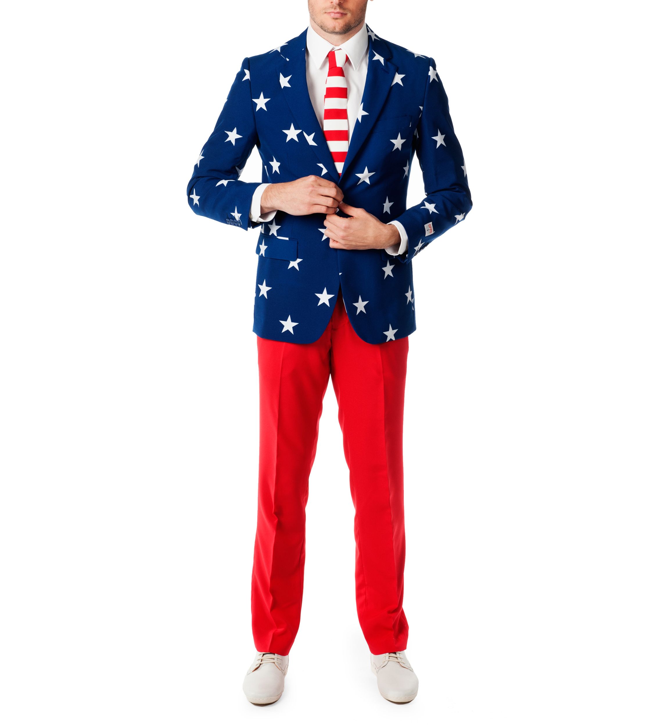 Stars and Stripes  2 Piece Suit + Tie