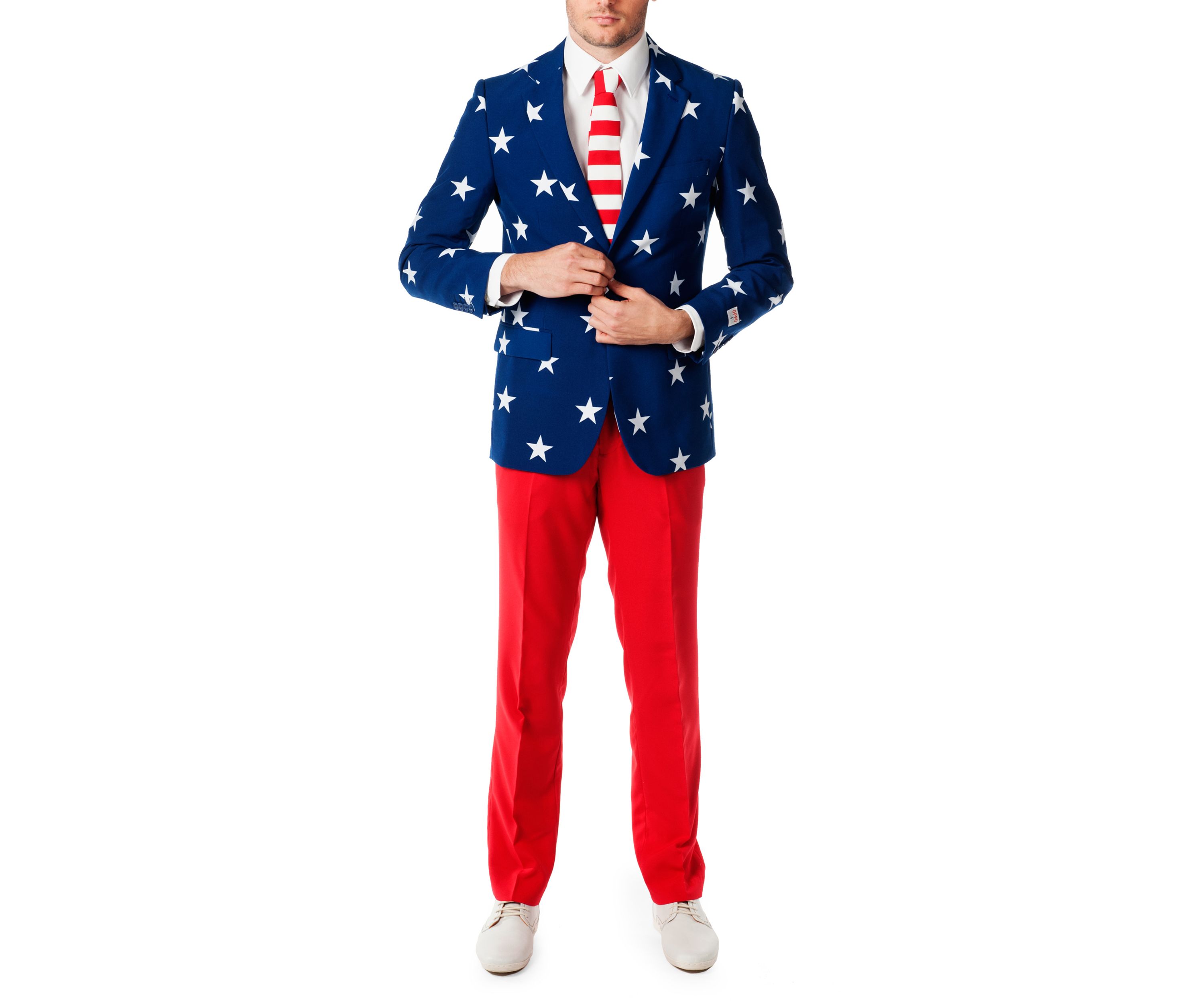 Stars and Stripes  2 Piece Suit + Tie