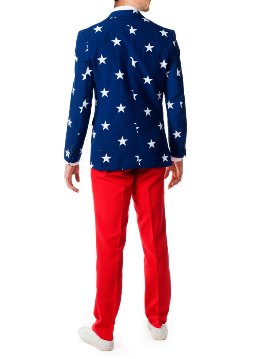 Stars and Stripes  2 Piece Suit + Tie