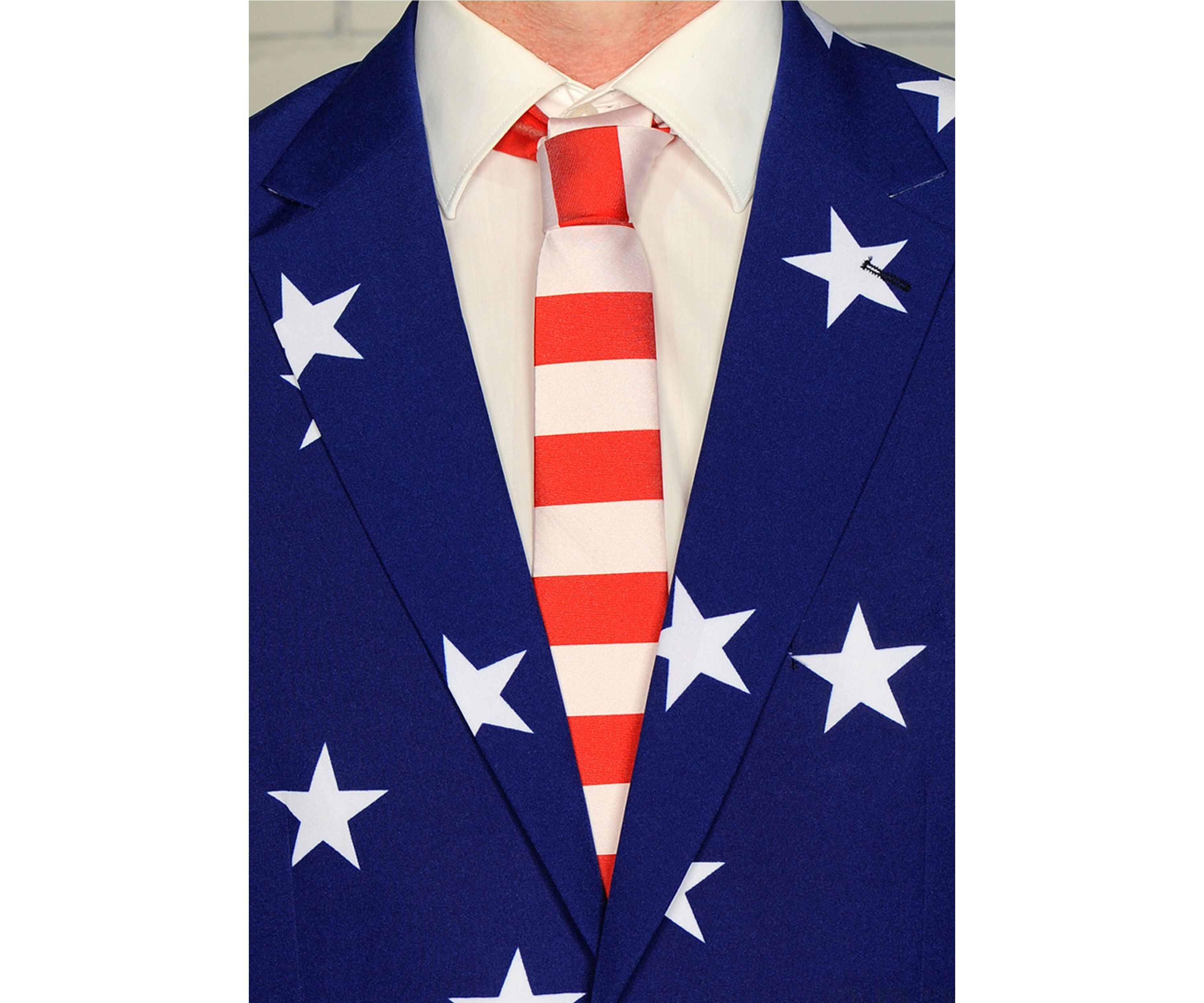 Stars and Stripes  2 Piece Suit + Tie