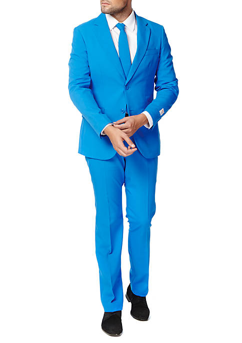 OppoSuits Blue Steel Solid Suit