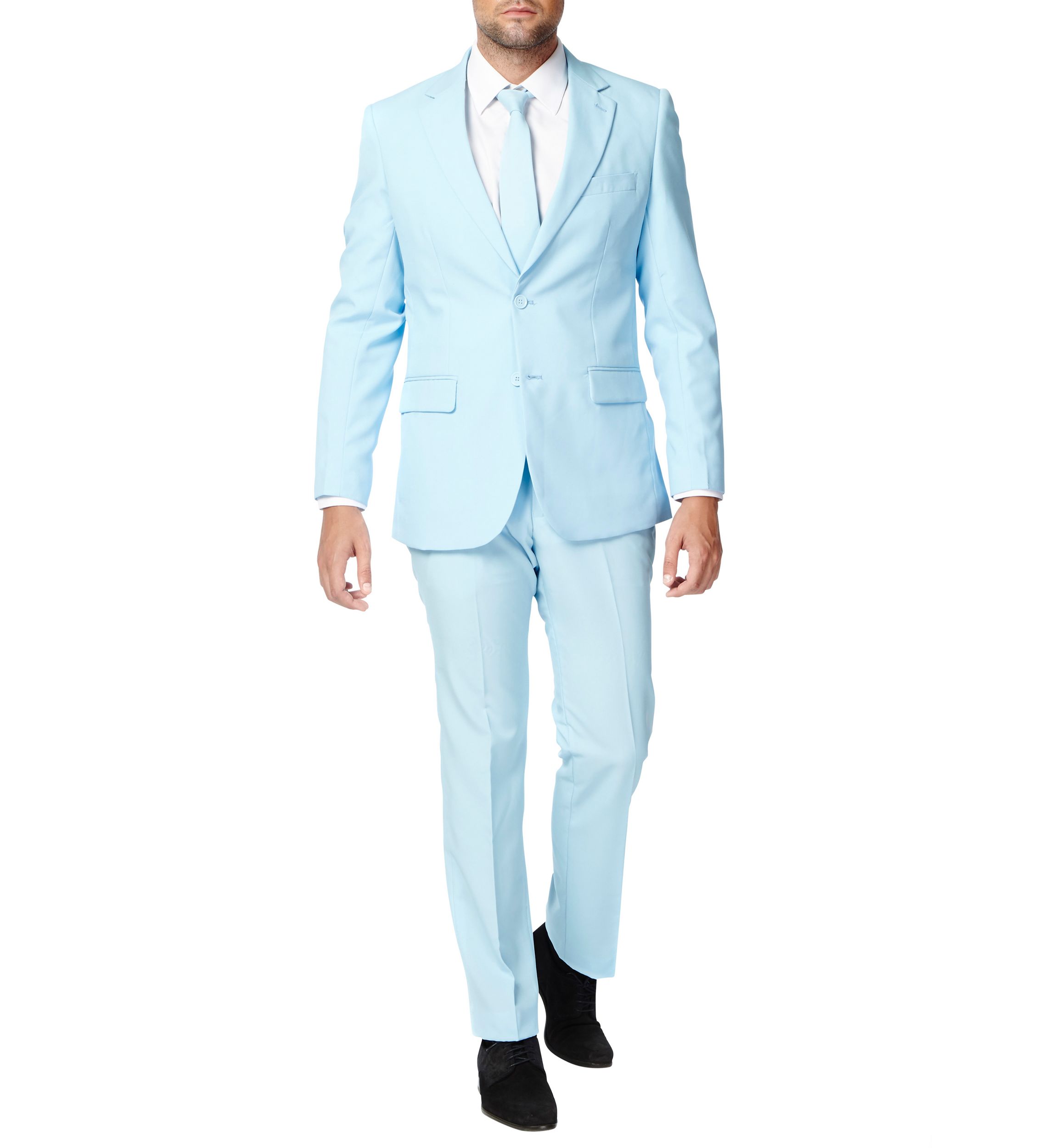 Cool Blue  2 Piece Suit + Tie