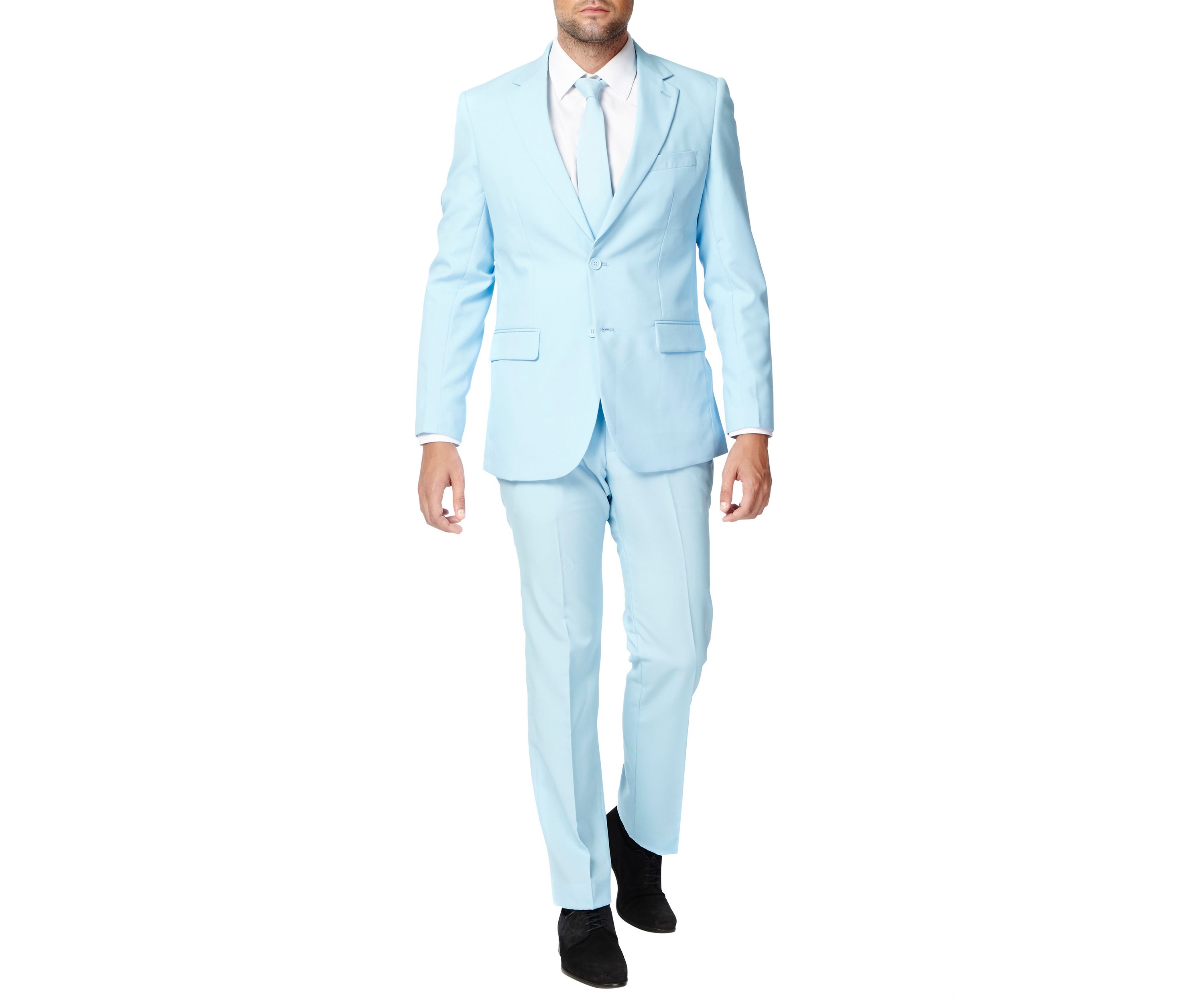 Cool Blue  2 Piece Suit + Tie