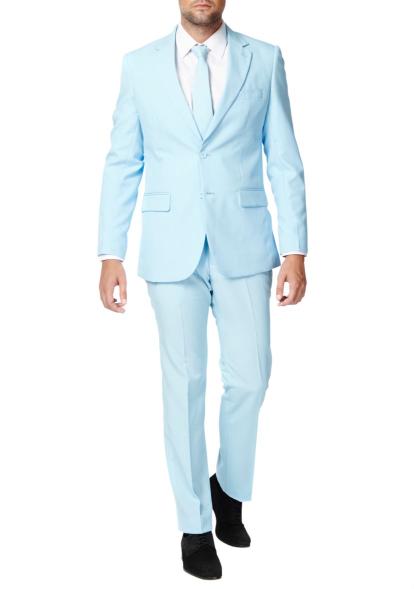 Cool Blue  2 Piece Suit + Tie