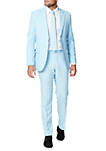 Cold Blue Solid Suit