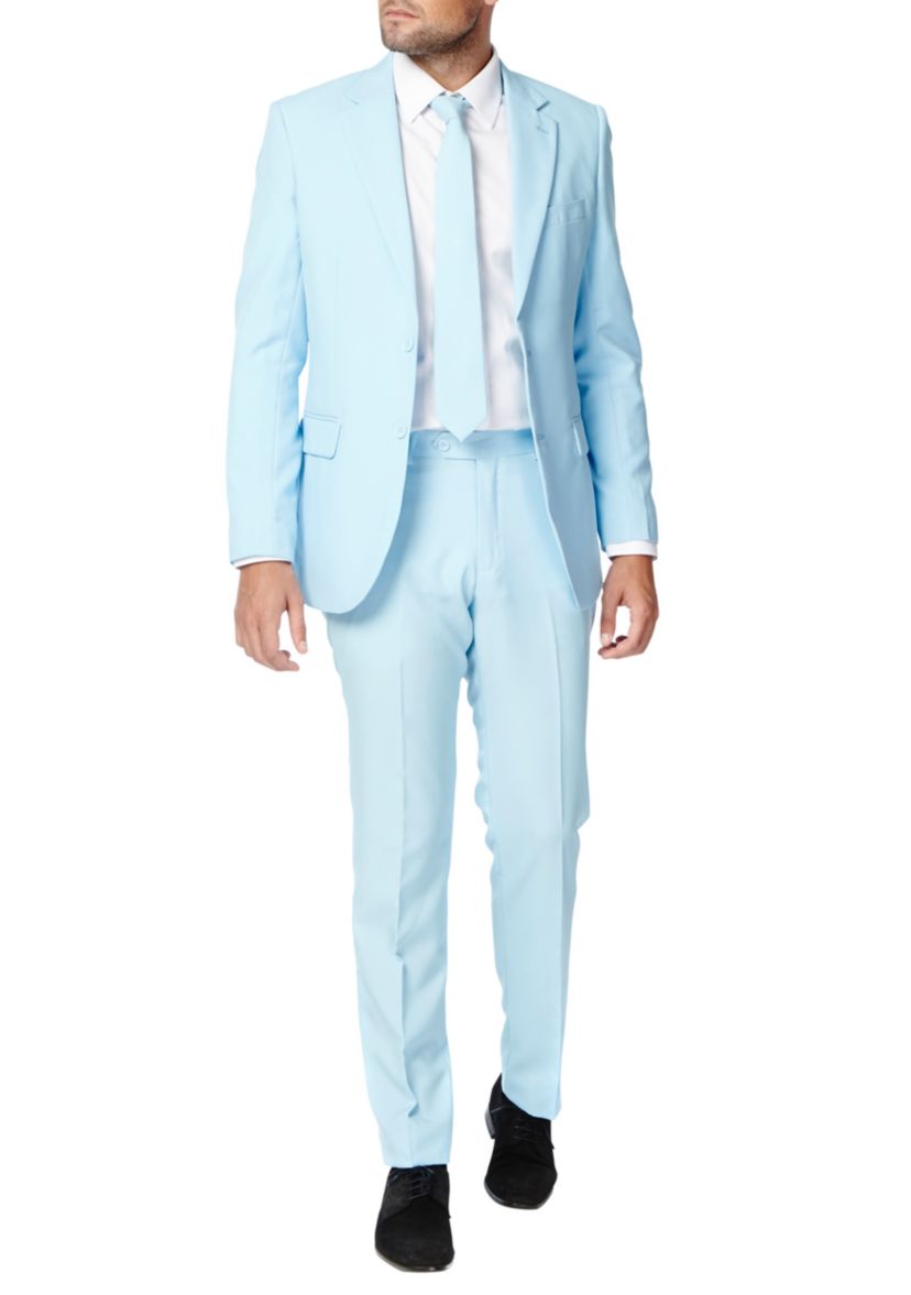 Cool Blue  2 Piece Suit + Tie