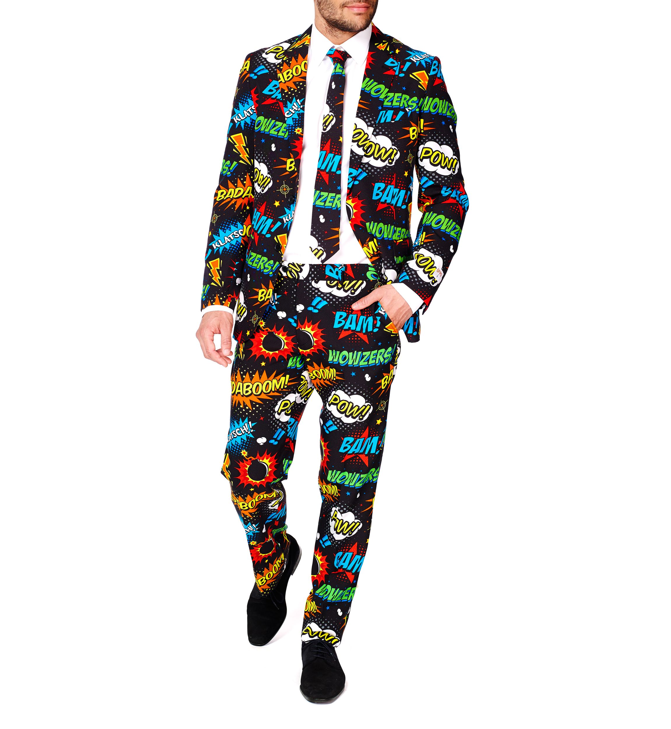 Badaboom  2 Piece Suit + Tie