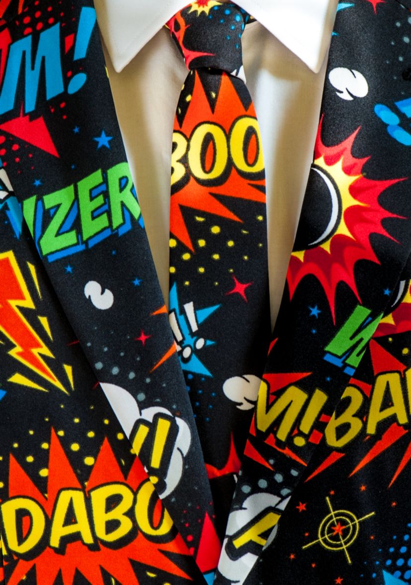 Badaboom  2 Piece Suit + Tie