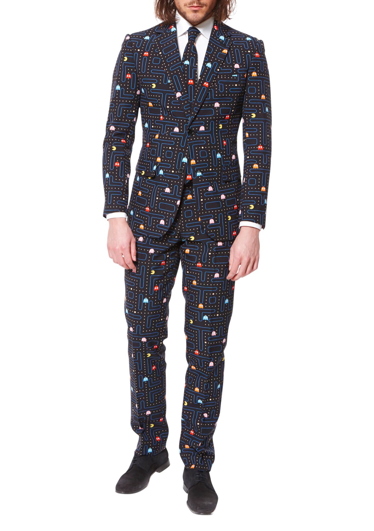 Pac-Man  2 Piece Suit + Tie