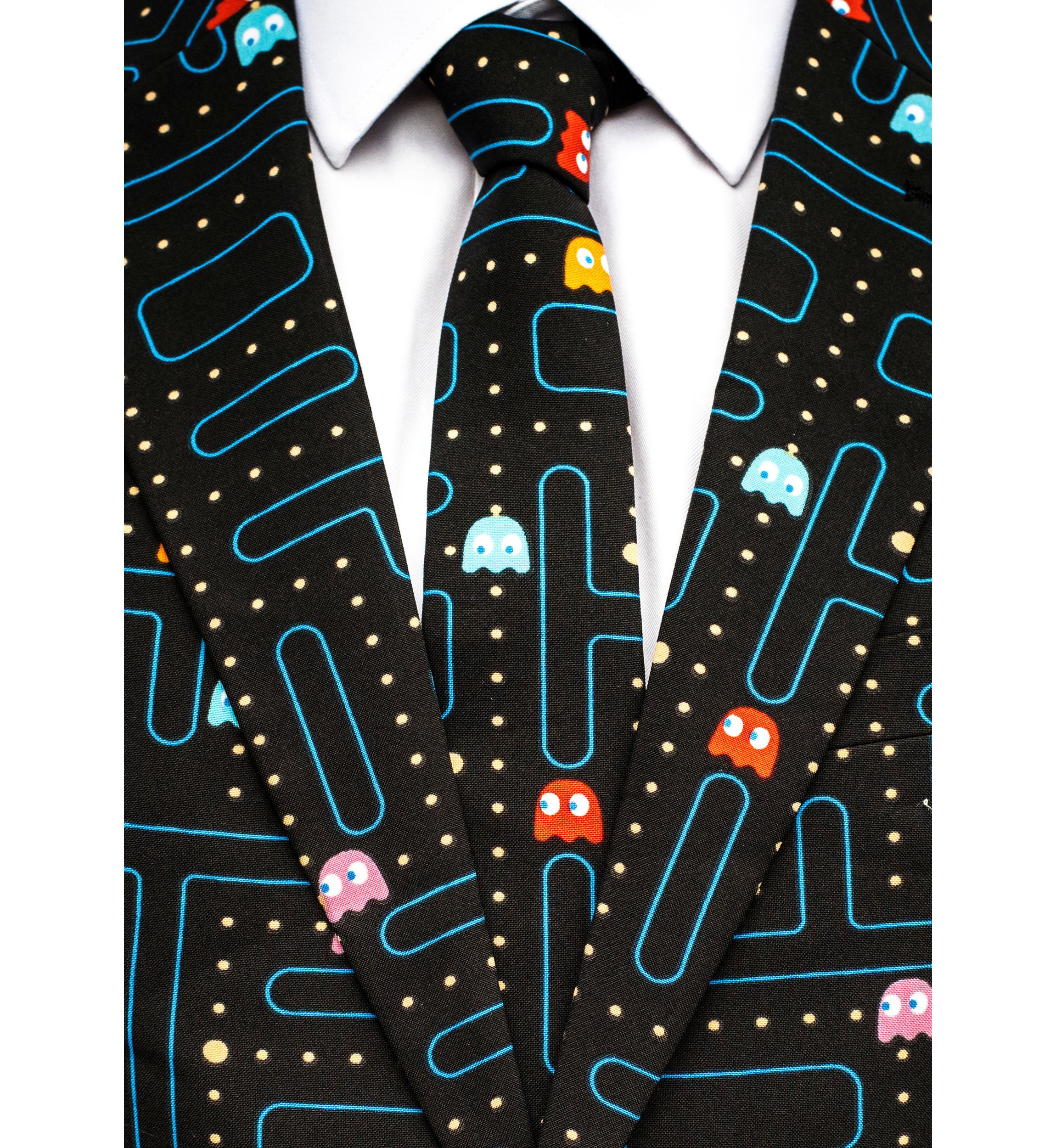 Pac-Man  2 Piece Suit + Tie