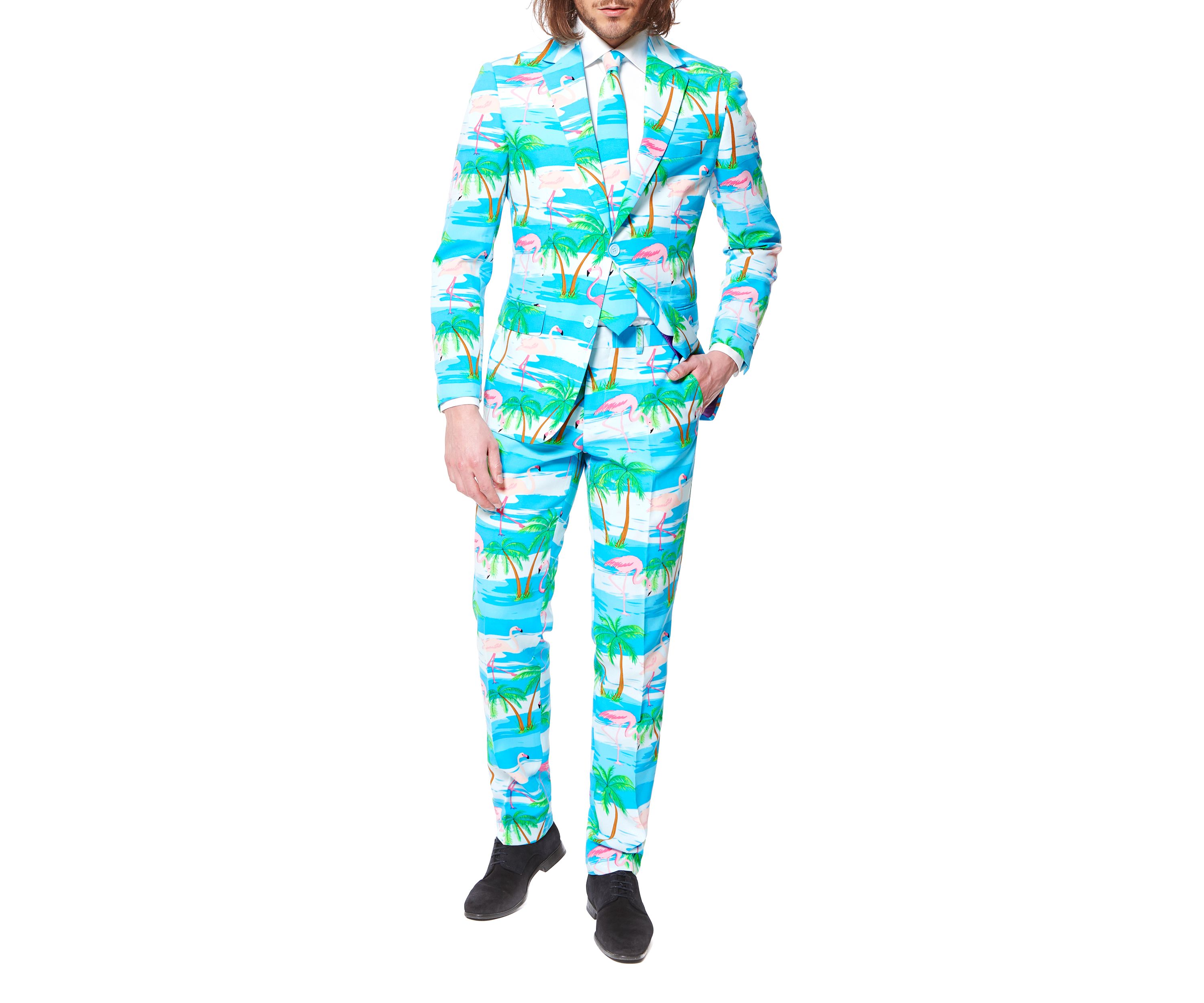 Flaminguy  2 Piece Suit + Tie