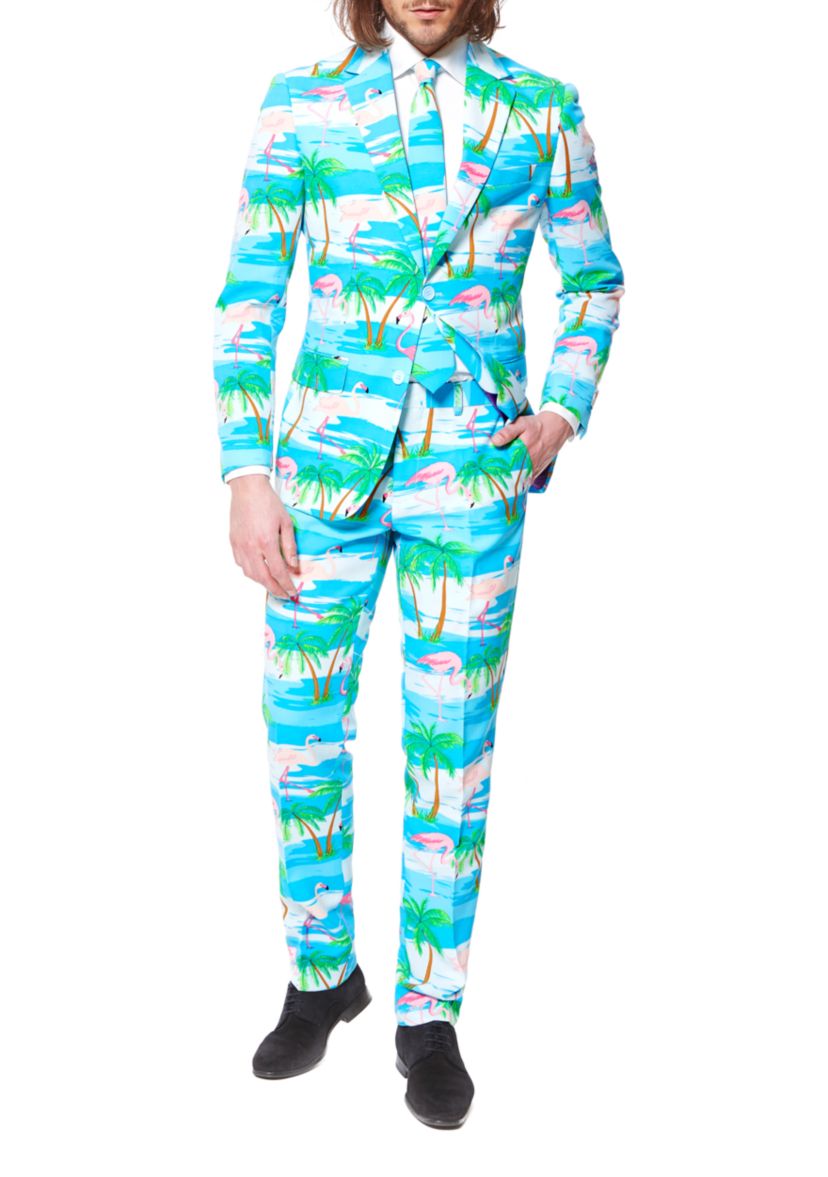 Flaminguy  2 Piece Suit + Tie