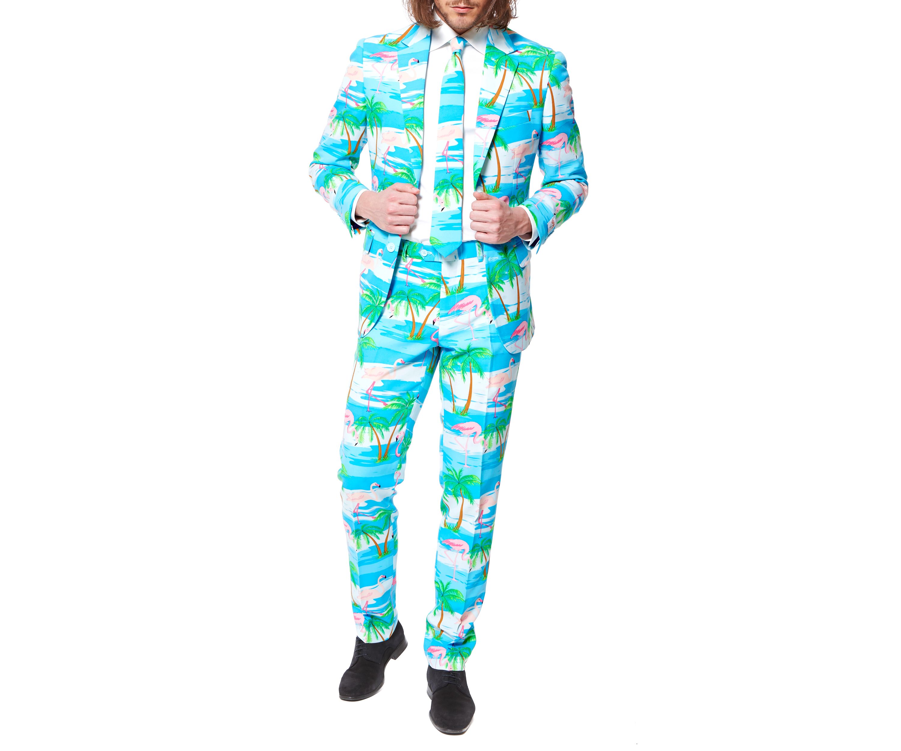Flaminguy  2 Piece Suit + Tie
