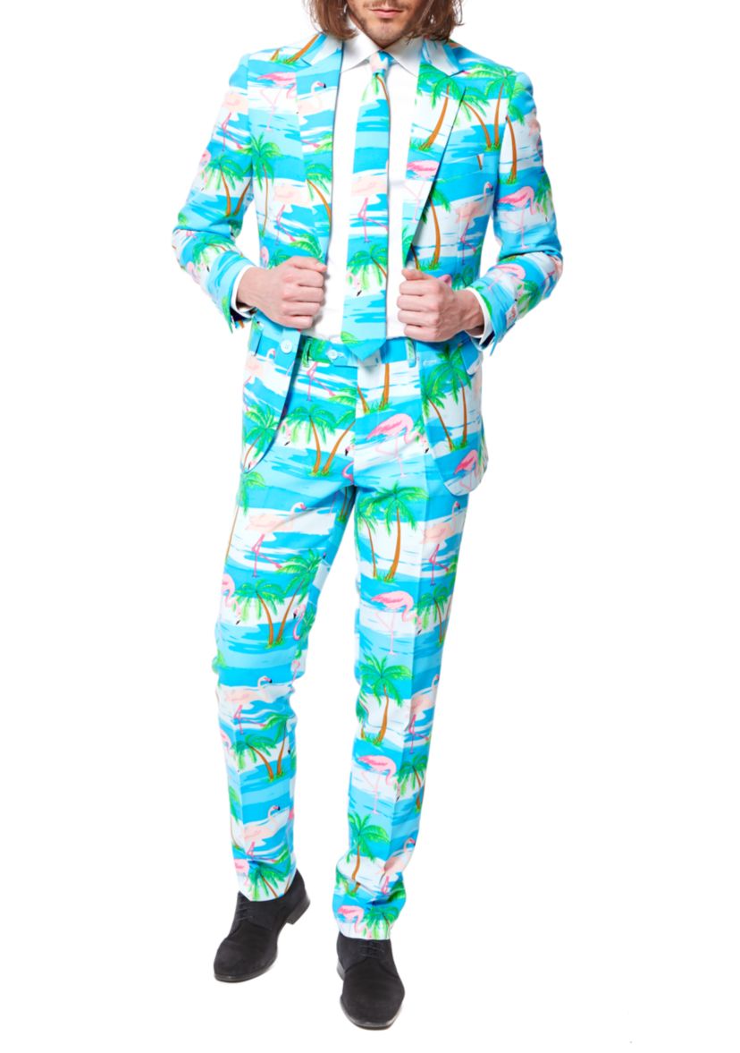 Flaminguy  2 Piece Suit + Tie