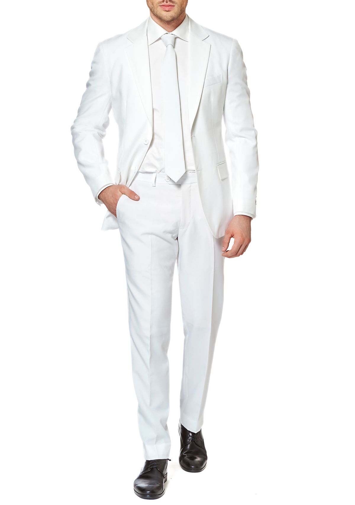 White Knight  2 Piece Suit + Tie