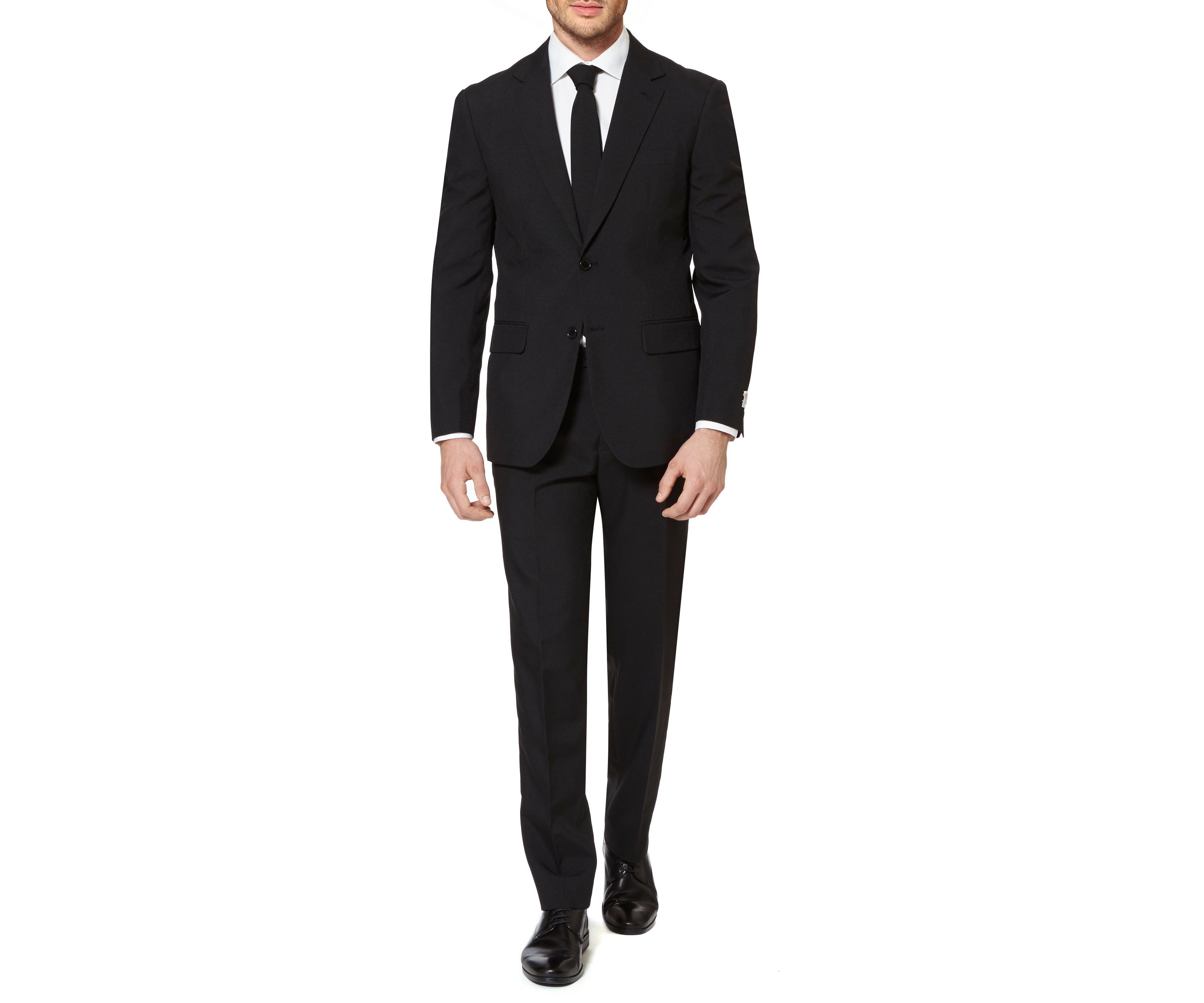 Black Knight  2 Piece Suit + Tie