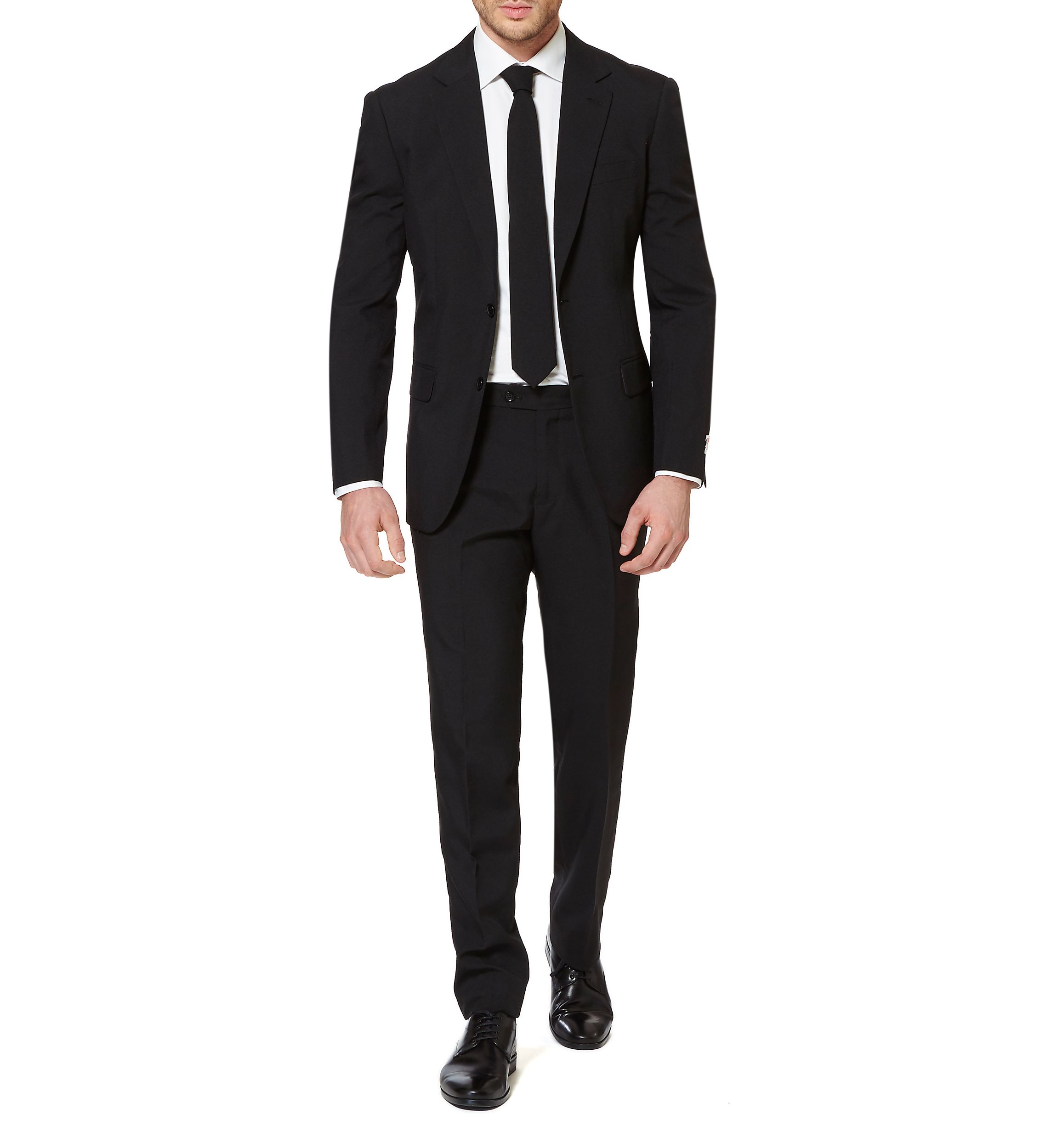 Black Knight  2 Piece Suit + Tie